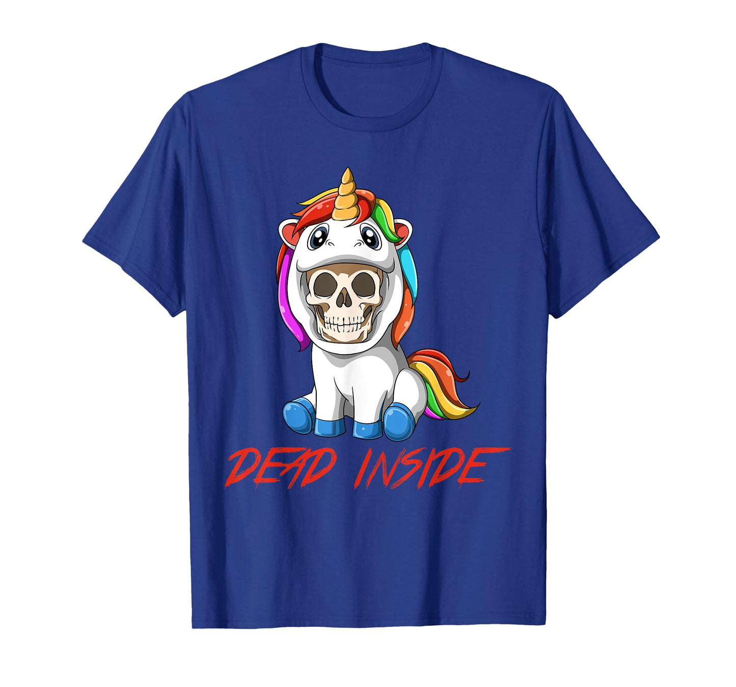 Dead Inside - Sarcastic Unicorn Parody Gift T-Shirt