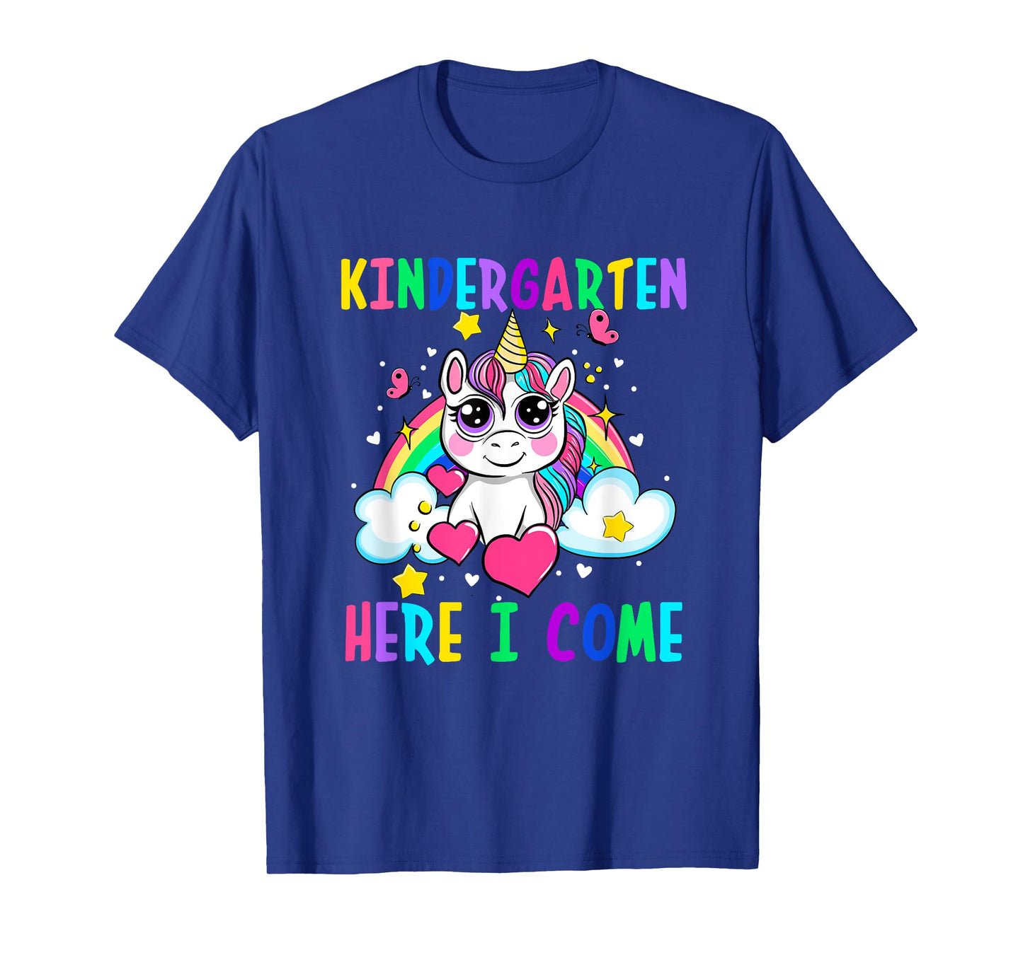 Cute Unicorn Kindergarten Here I Come School Kindergarten T-Shirt