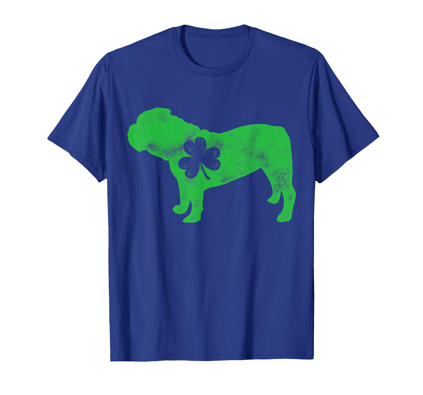 English Bulldog St Patricks Day Men Women Shamrock Dog Lover T-Shirt