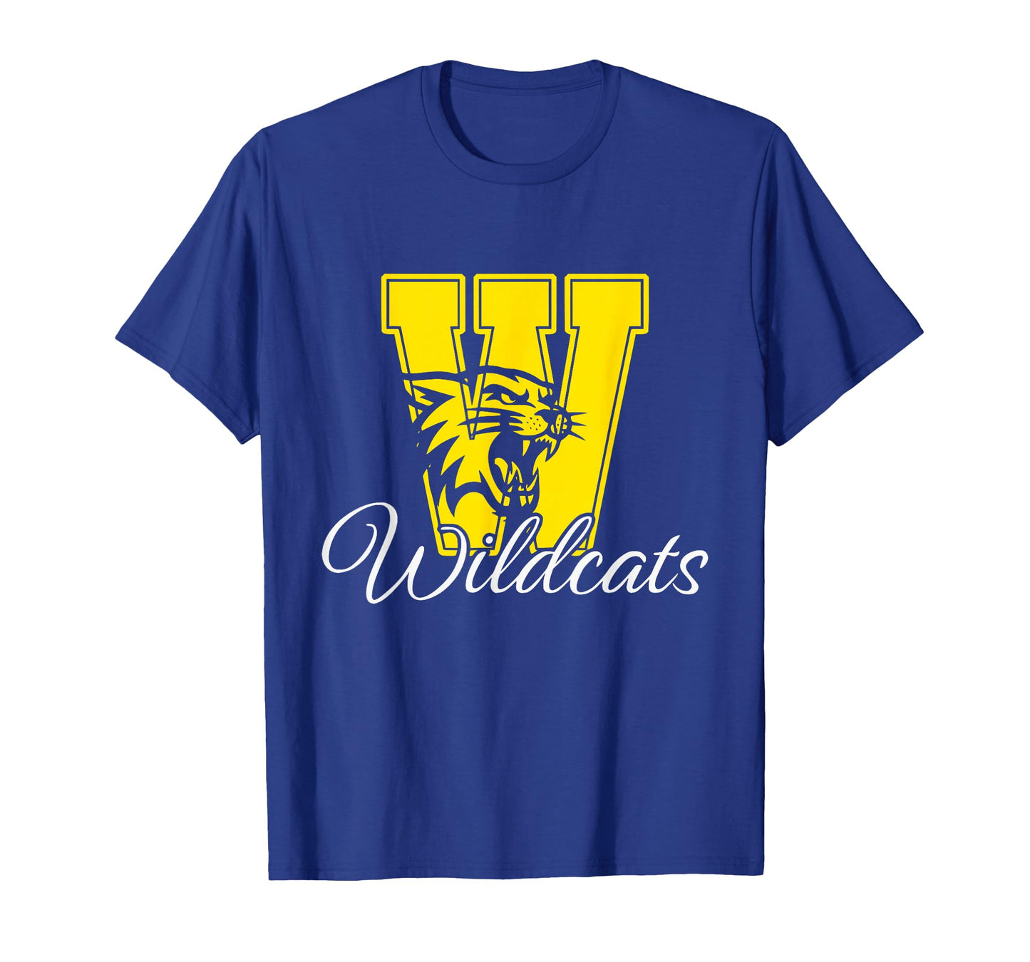 Wildcats Spirit Bold Letter W T-Shirt