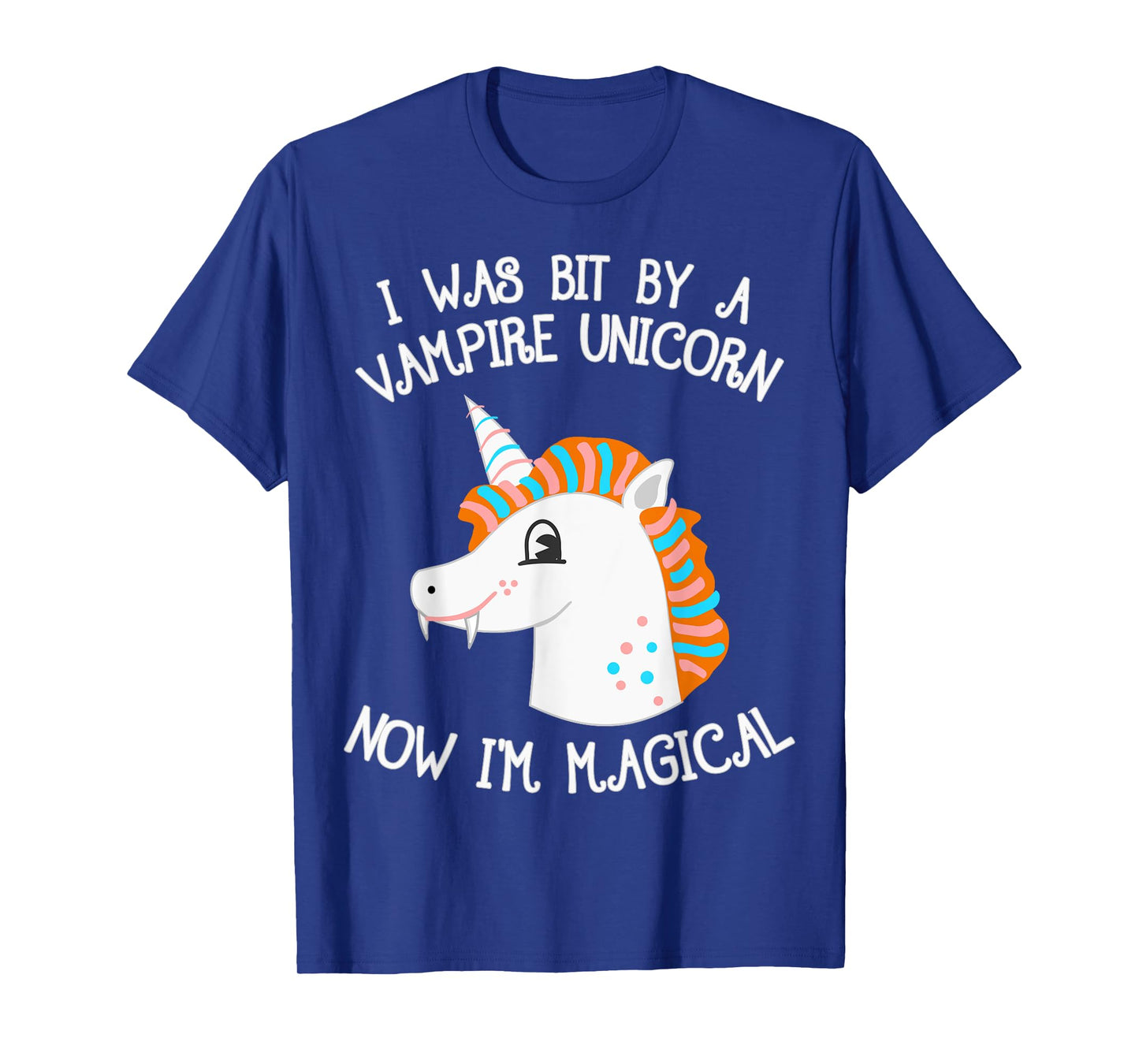 Vampire Unicorn Now I'm Magical Halloween Unicorn T-Shirt