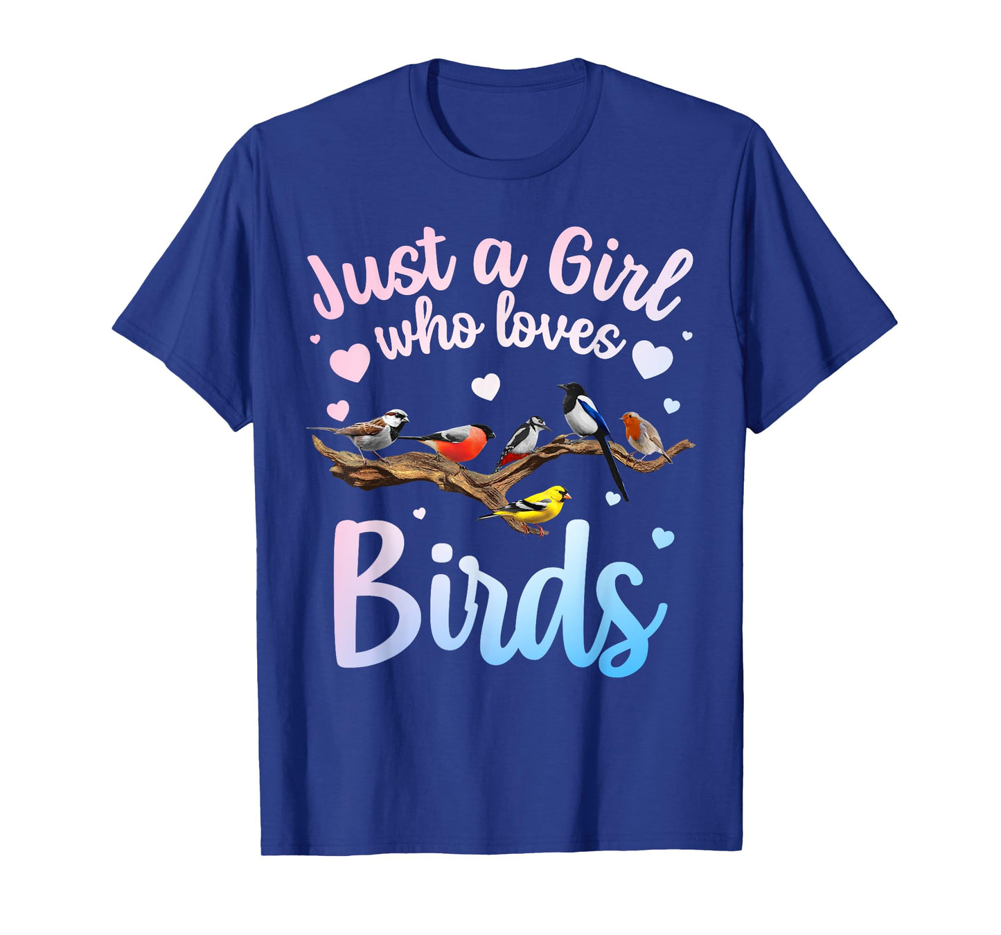 Cool Bird Watcher Art For Women Girls Birding Nerd Birder T-Shirt
