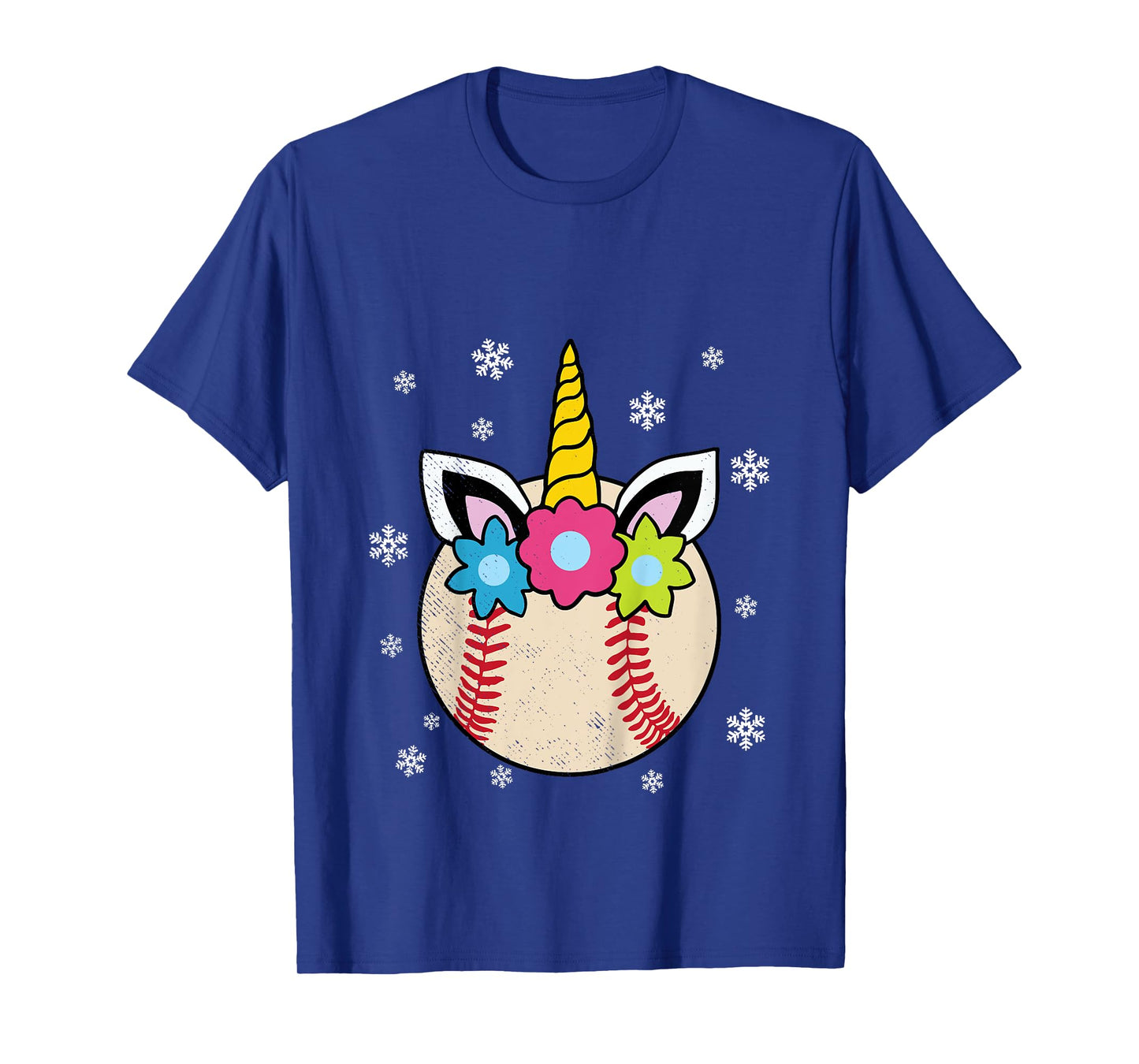 Unicorn Baseball Cute Sports Player Fan Girls Kids T-Shirt