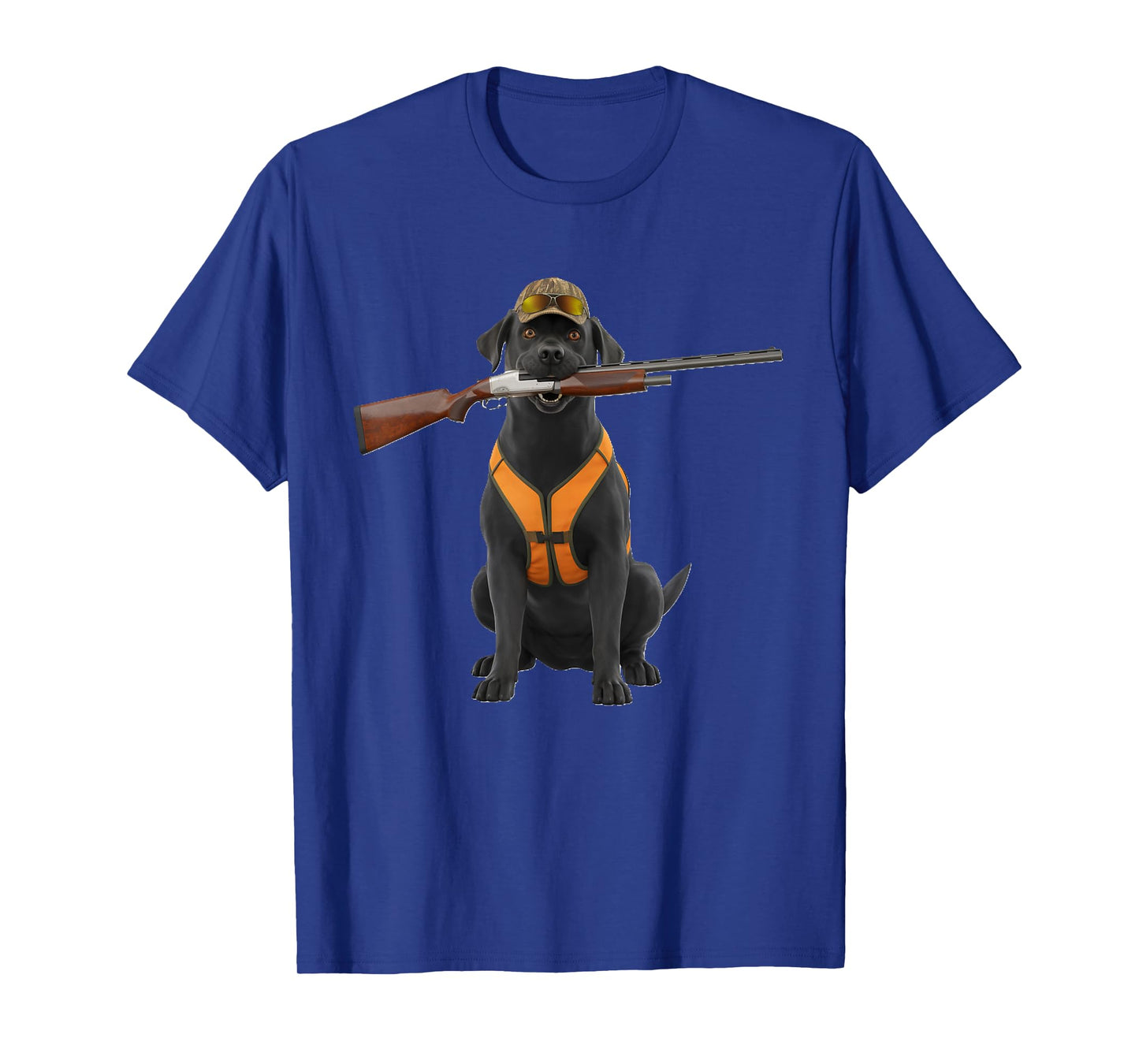 Black Lab, labrador is ready to hunt now! Get R Done! T-Shirt
