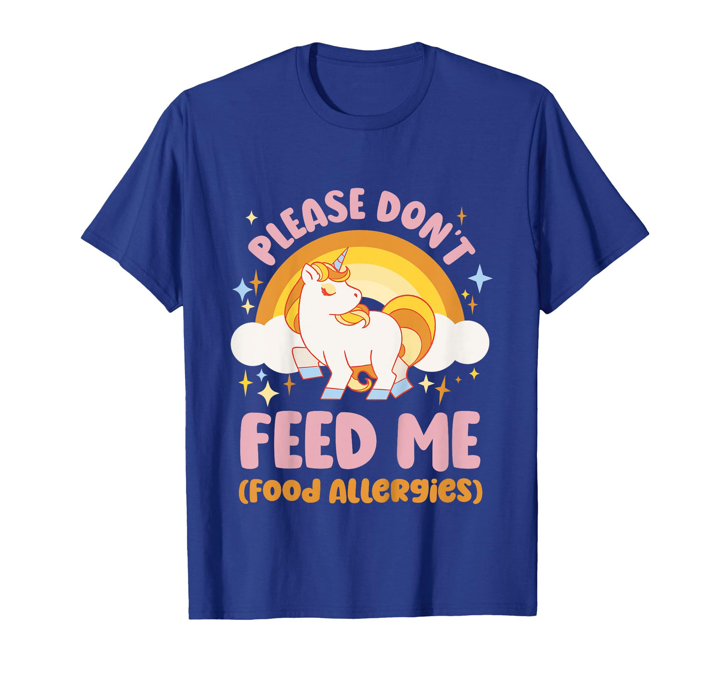 Food Allergy Toddler Kids Unicorn T-Shirt