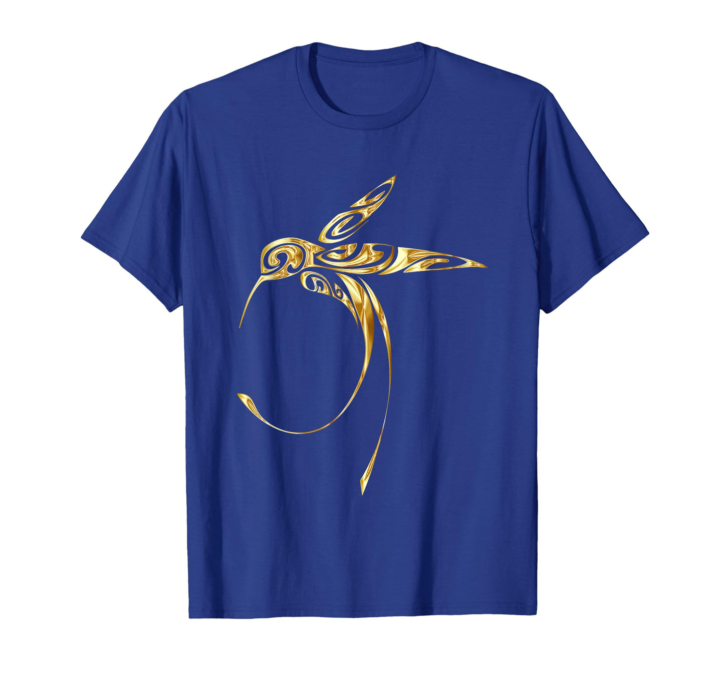Gold Hummingbird T-Shirt Bird Animal Trochilidae Graphic Tee T-Shirt