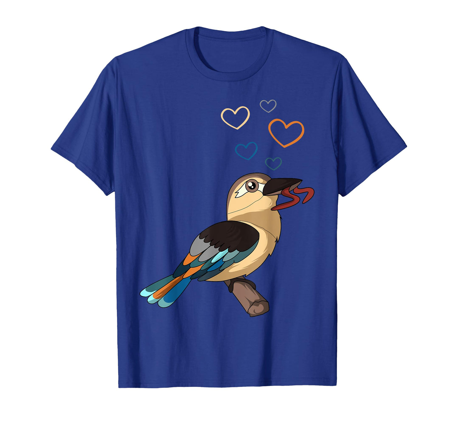 Kookaburra Heart Kingfisher Birdwatcher Ornithologist T-Shirt