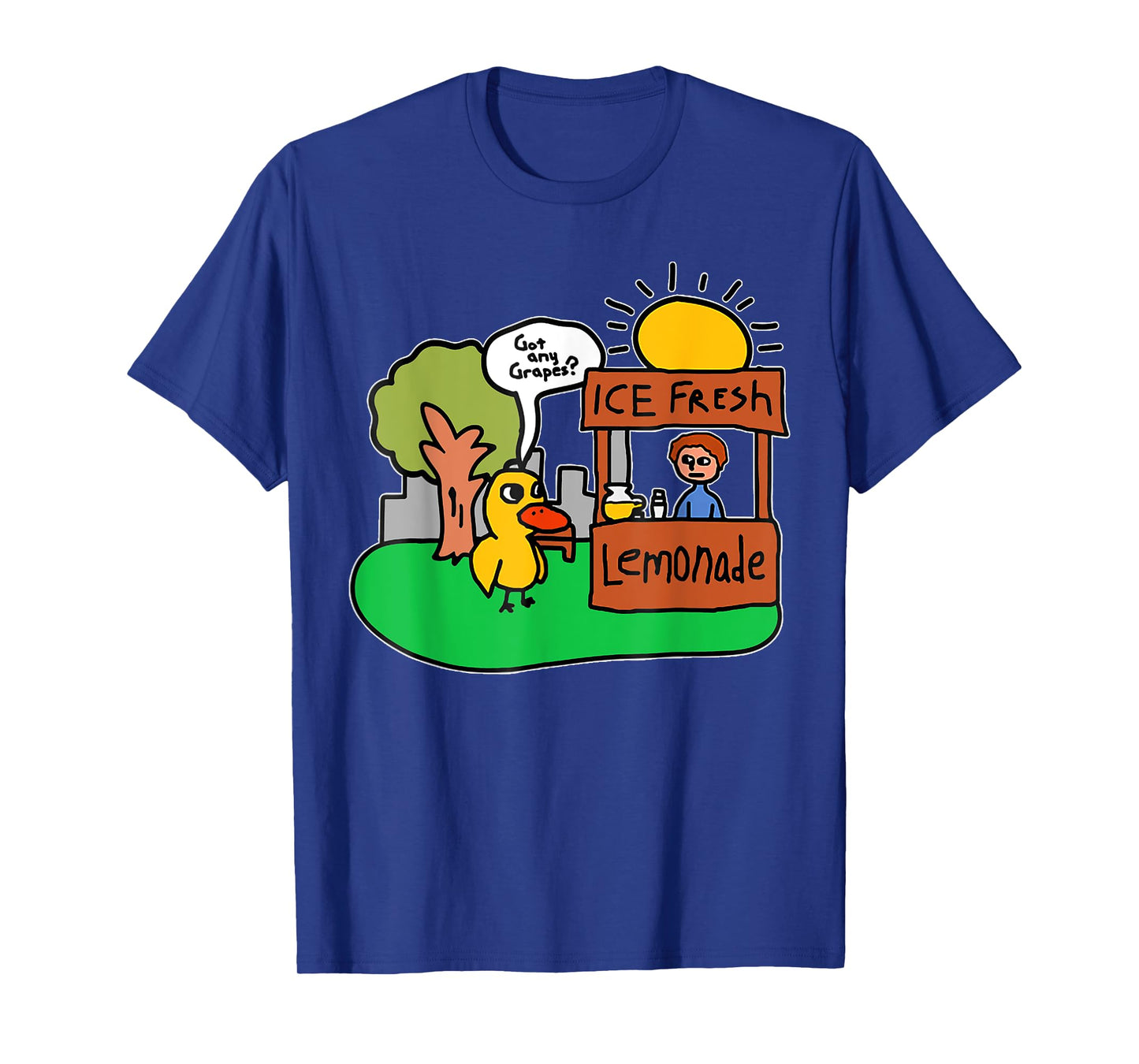 Ice Fresh Lemonade Got Any Grapes Duck Funny Gift T-Shirt