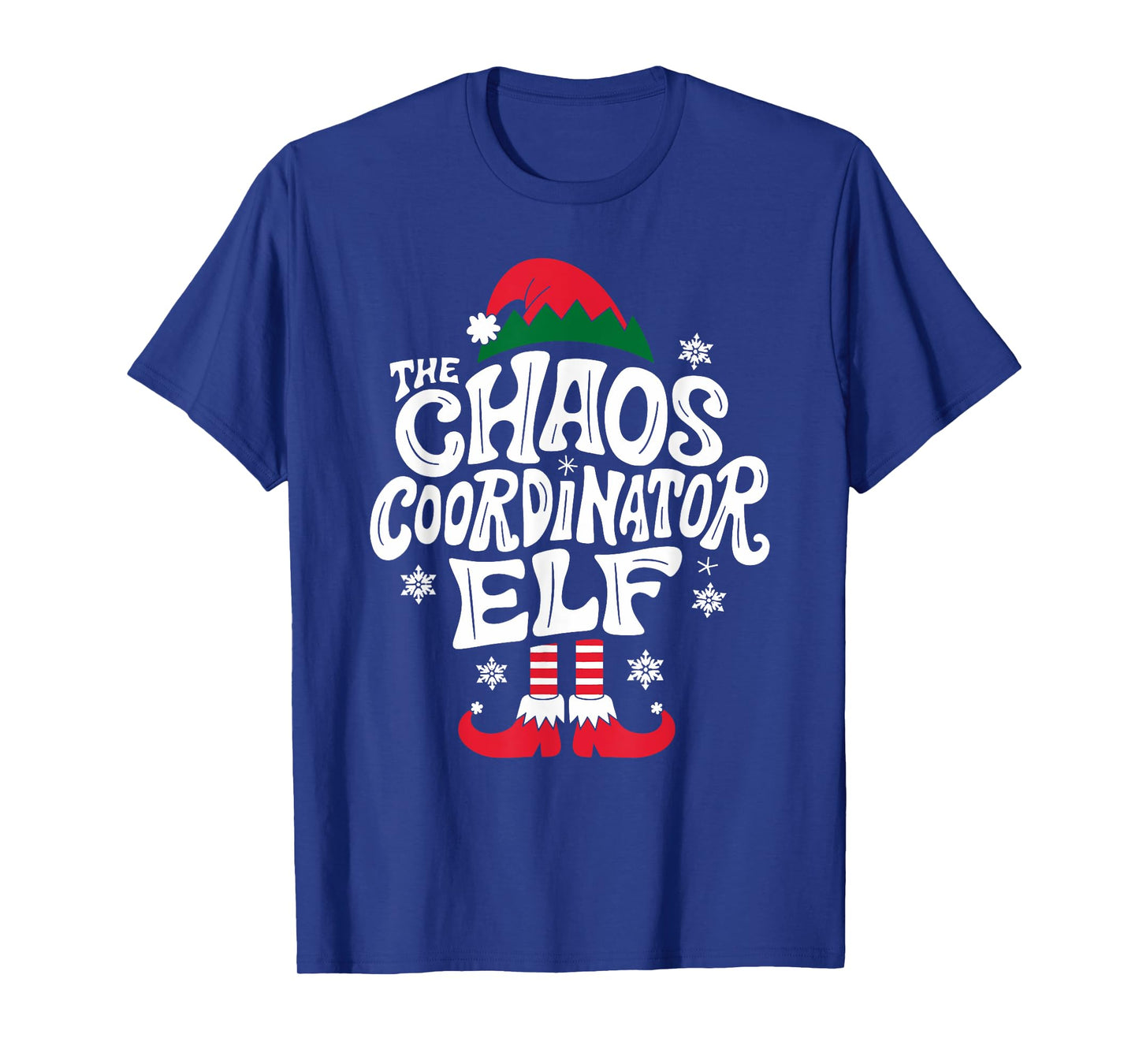 Christmas Chaos Coordinator Elf Xmas Pajama Gift Mom & Dad T-Shirt