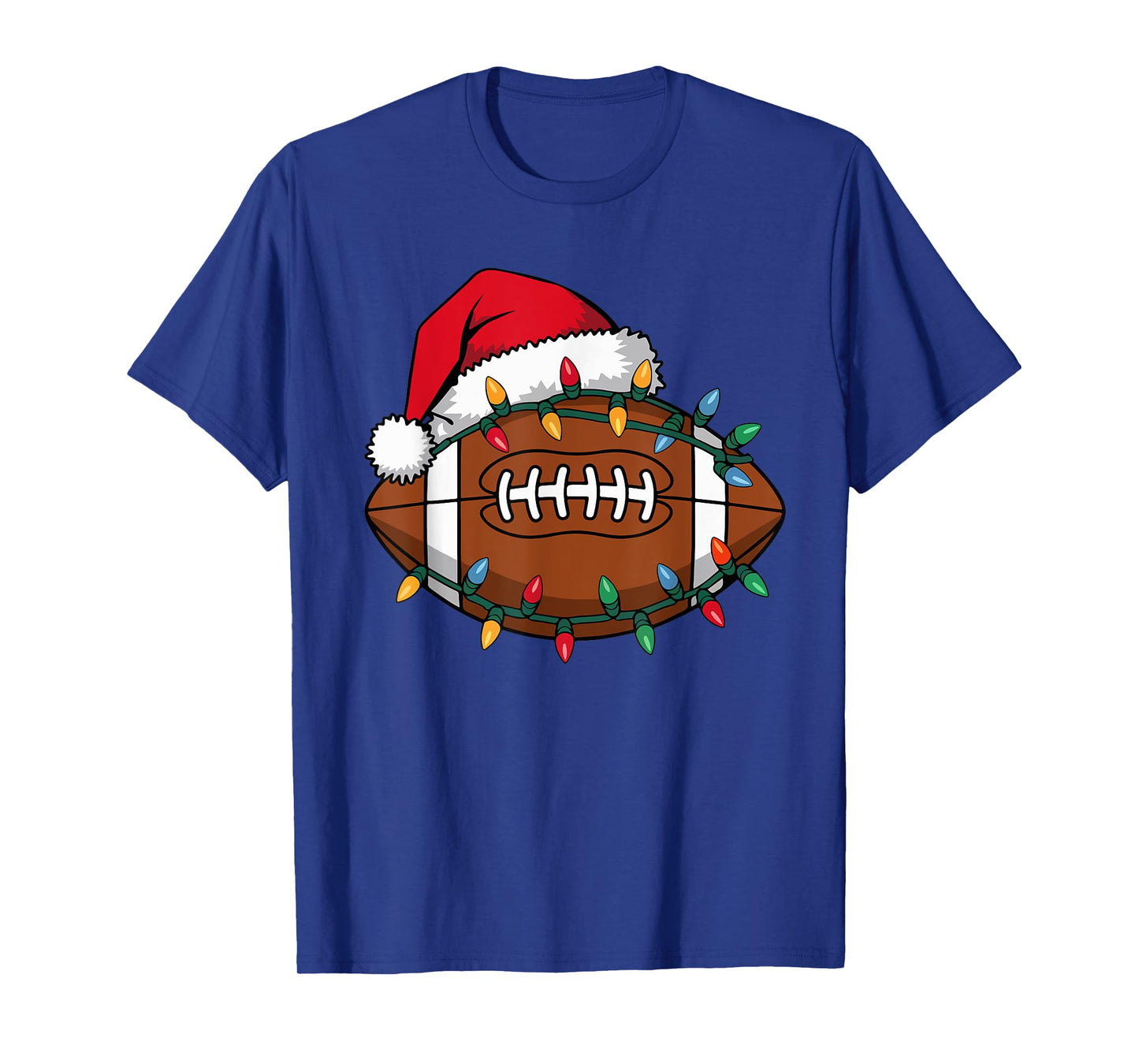 Boys Christmas Football Kids Football Christmas Women Men T-Shirt