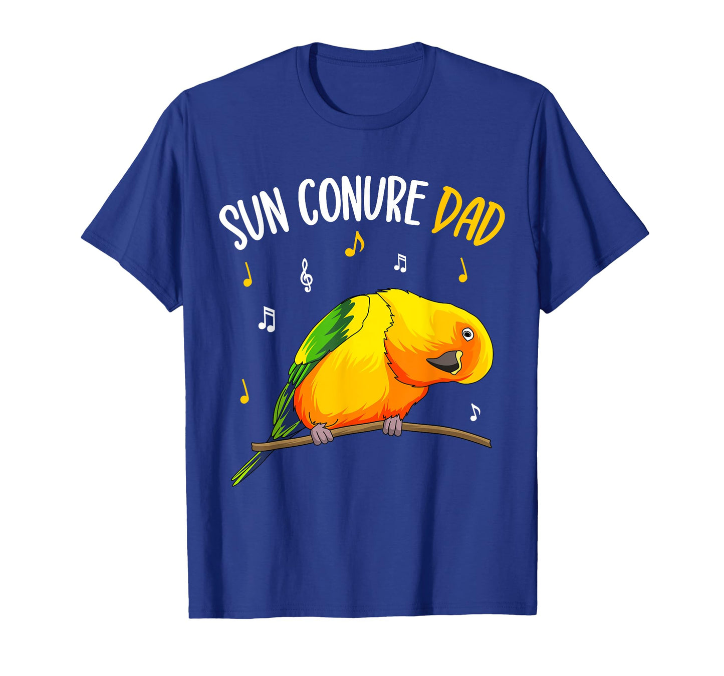 Sun Conure Dad Funny Parrot Bird Lover Men T-Shirt