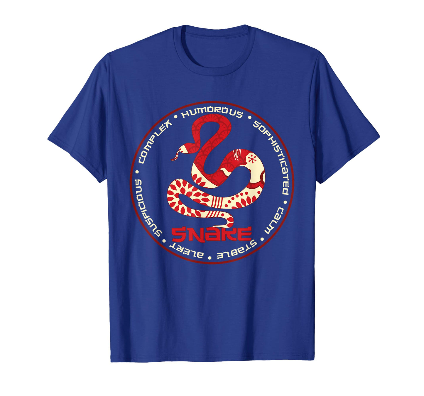 Chinese Zodiac Year of the Snake Astrology Horoscope T-Shirt