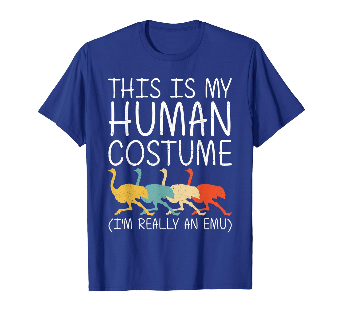 Emu Halloween Human Costume Ostrich Bird Rhea Easy DIY Gift T-Shirt
