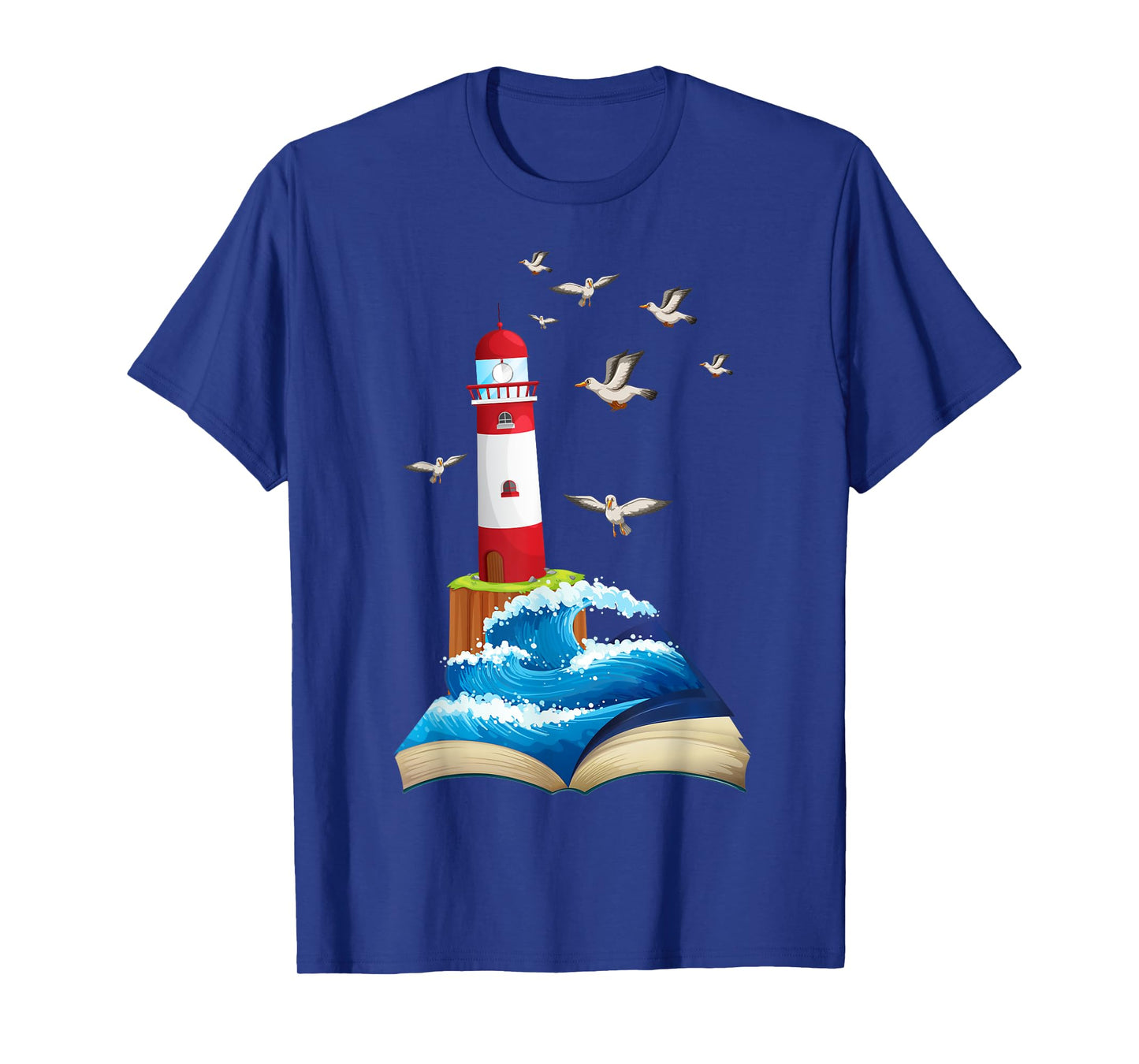 Funny Lighthouse Lover Ocean Seagulls Love Lighthouses T-Shirt