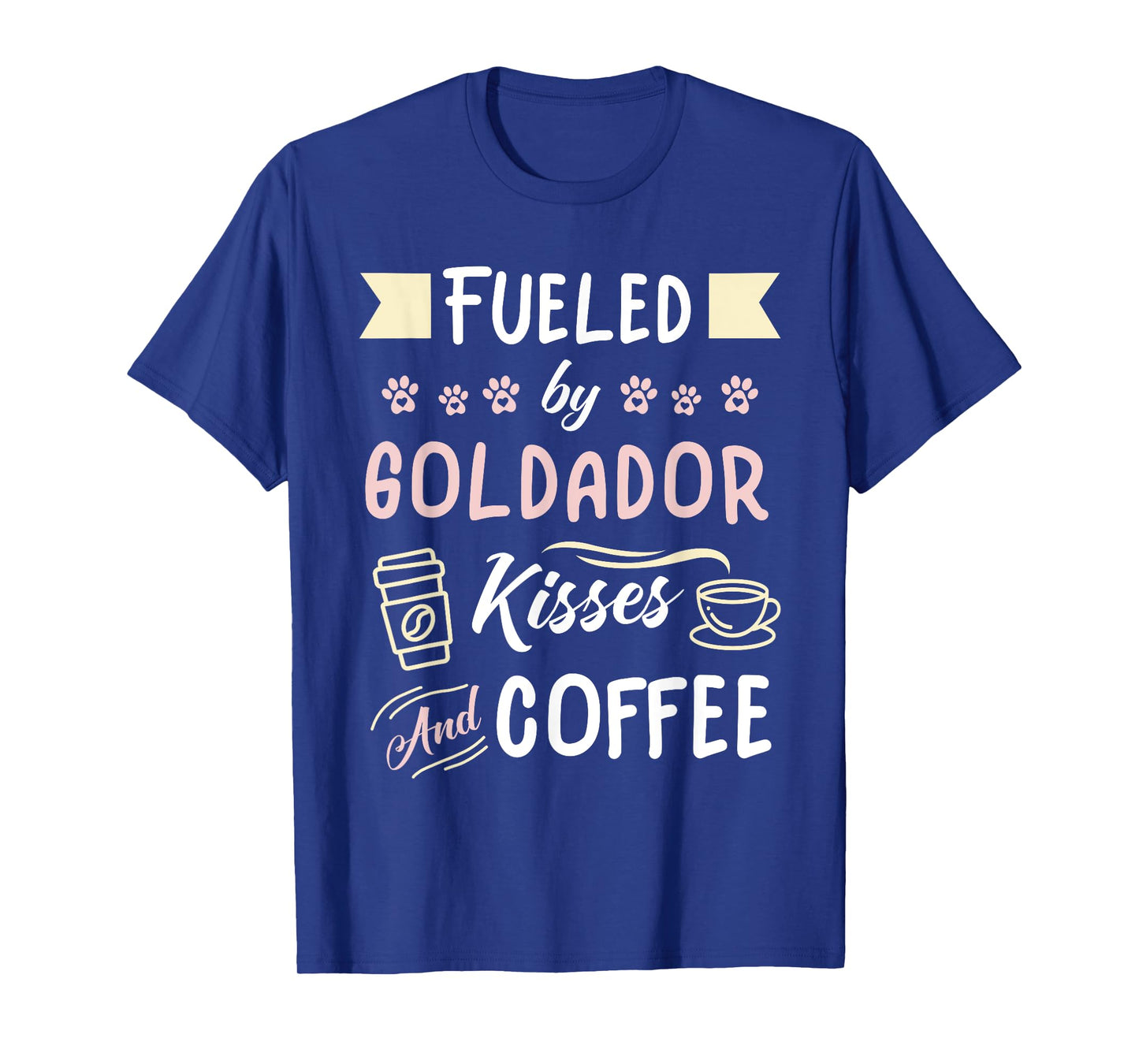 Goldador Mom Coffee Lover Golden Retriever Lab T-Shirt