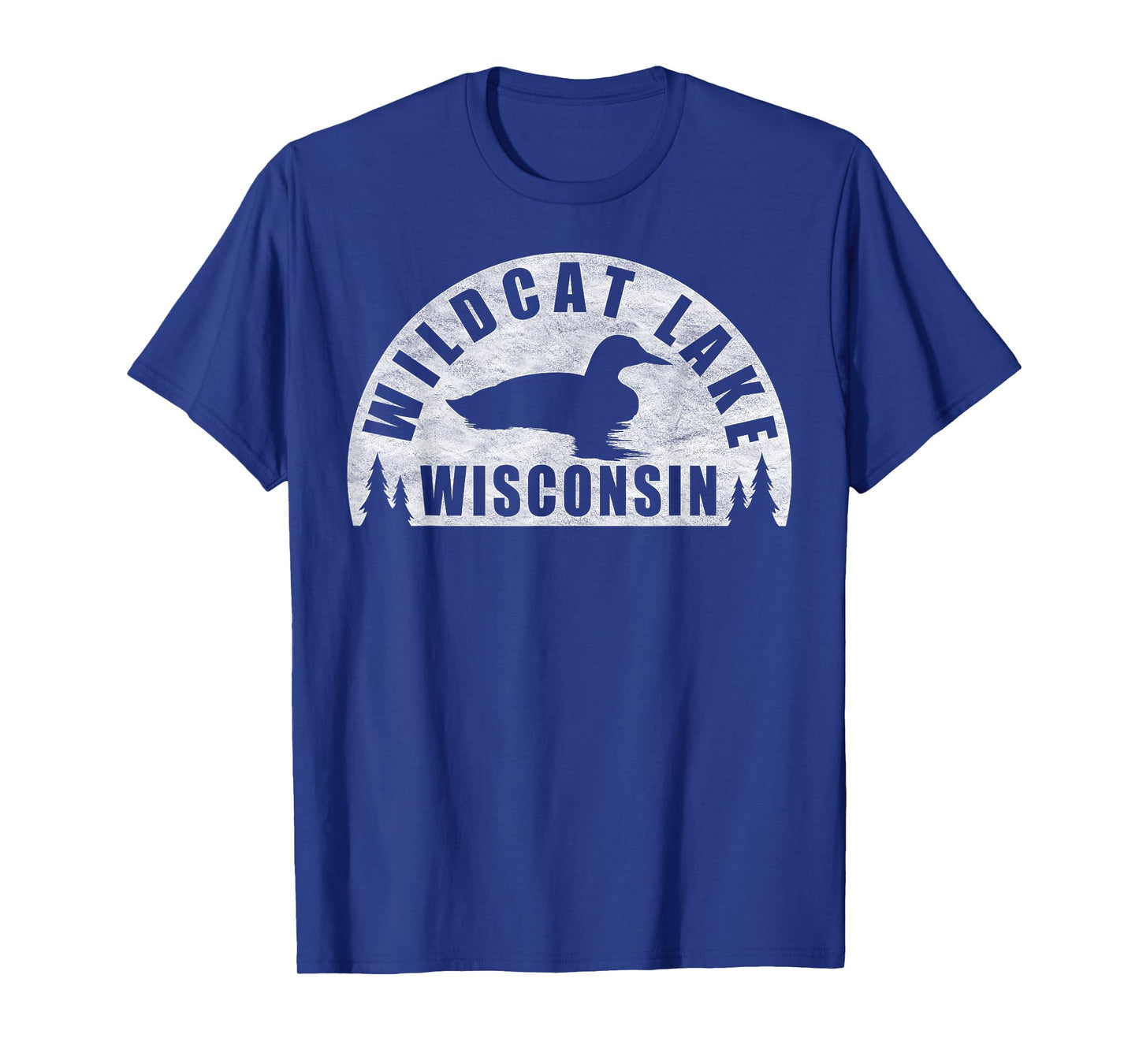 Wildcat Lake Northern Wisconsin Loon T-Shirt for Men Women Girls Kids