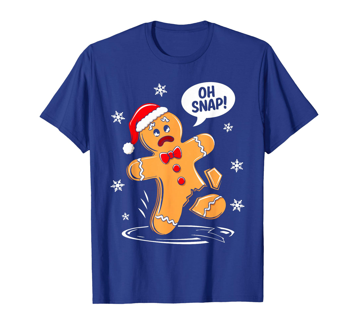Oh Snap Gingerbread Man Shirt Adult Kids Men Women Costume T-Shirt