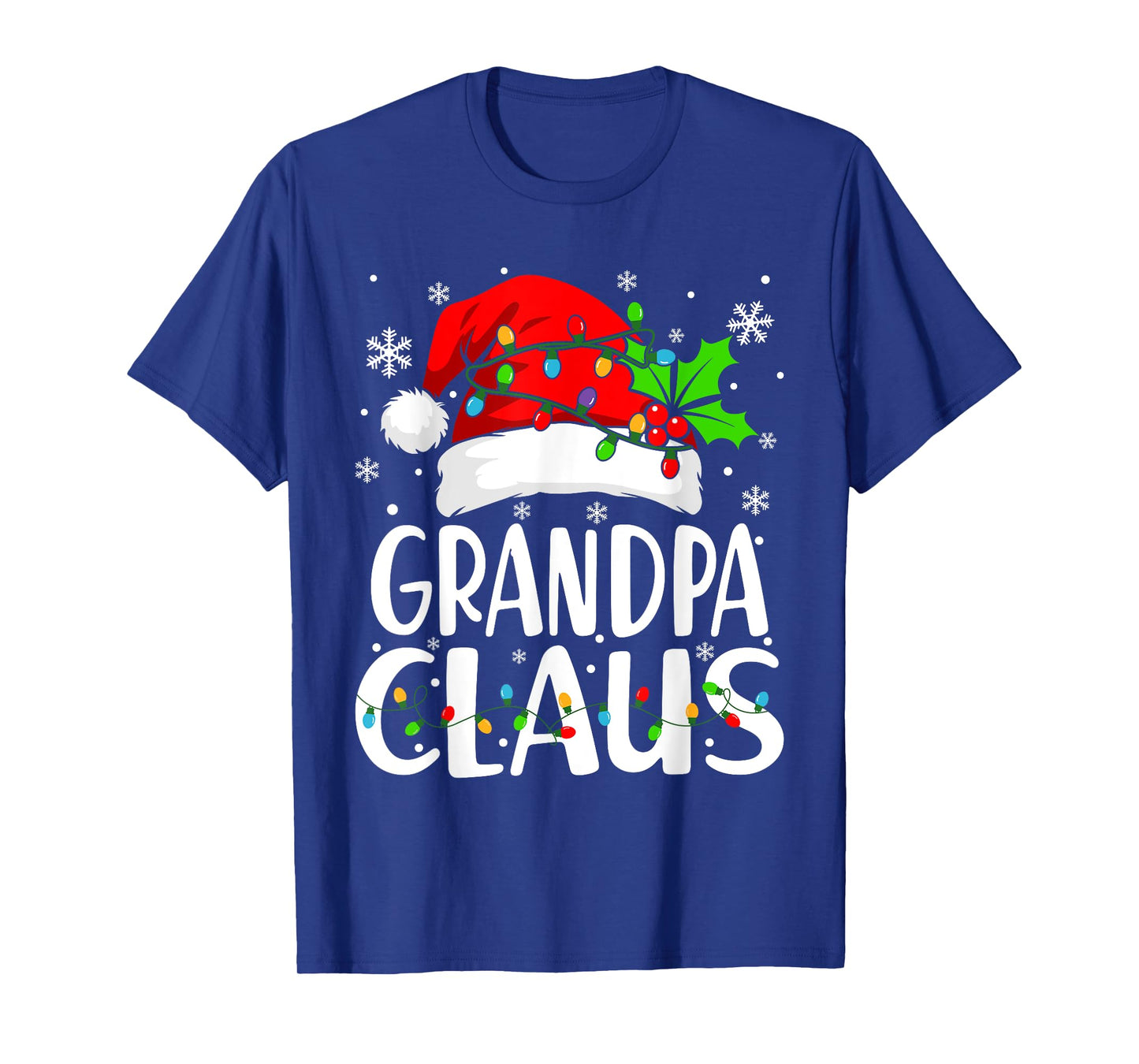 Grandpa Claus Christmas Santa Matching Family Xmas Pajamas T-Shirt
