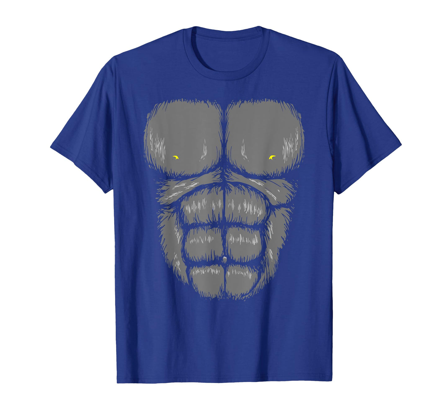 Gorilla Chest Abs T-Shirt Muscles 6 pack Jungle Monkey Retro T-Shirt