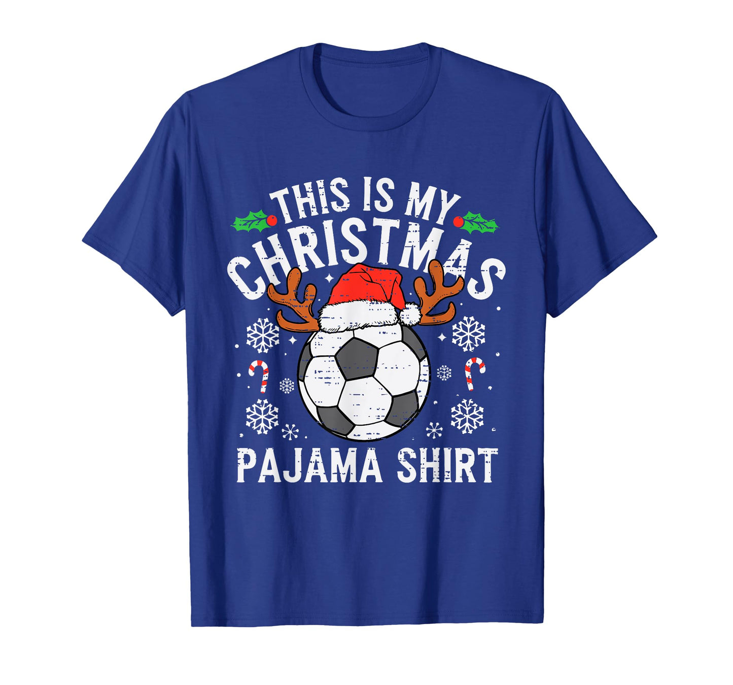 This Is My Soccer Christmas Pajama Shirt Sports Mens Boy Kid T-Shirt