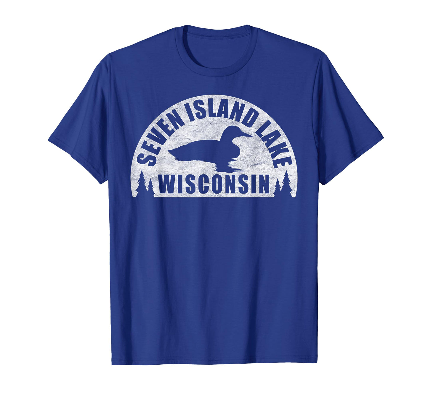 Seven Island Lake Northern Wisconsin Loon T-Shirt