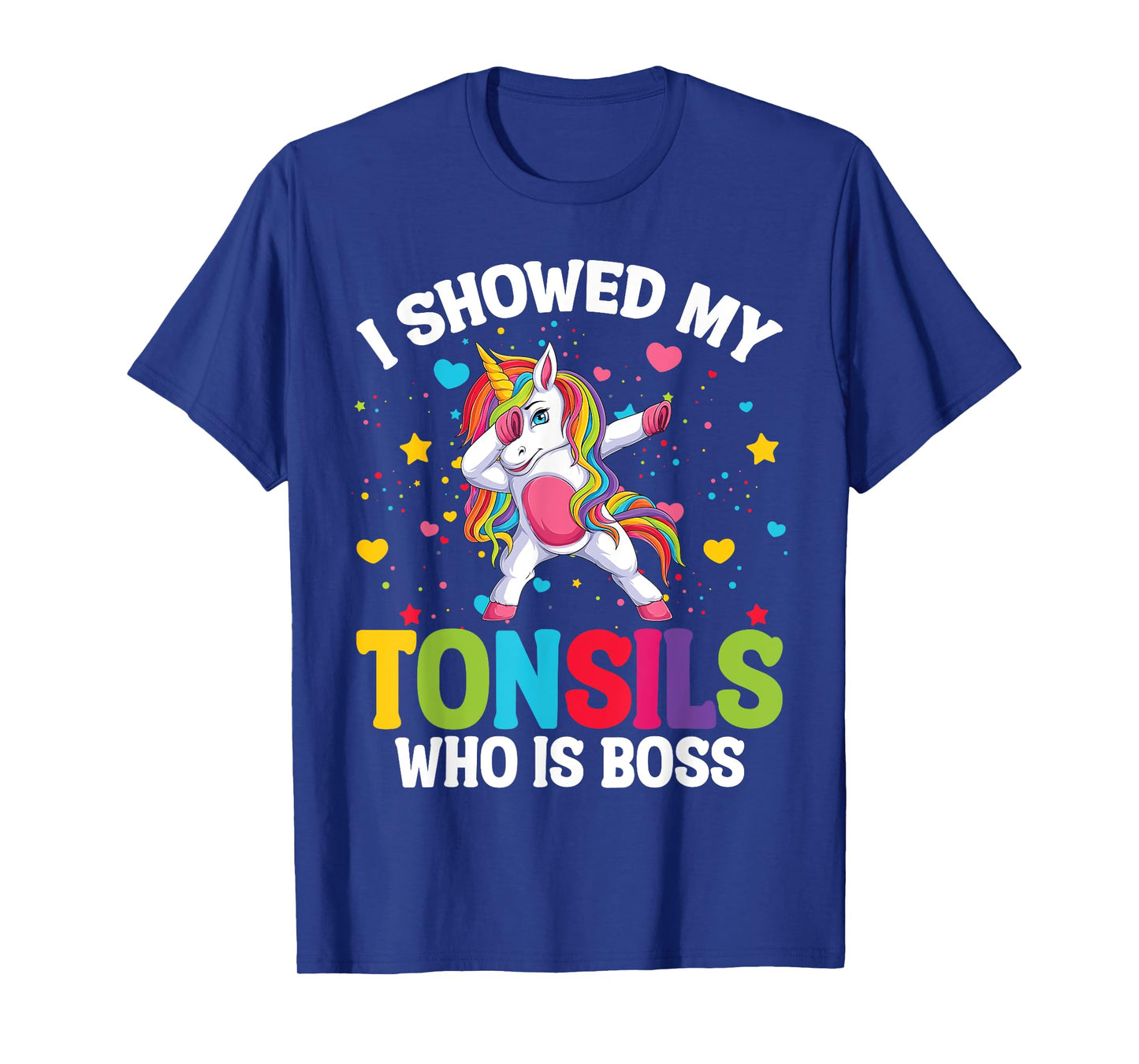 Tonsillectomy Recovery Kids Unicorn Tonsil Removal Surgery T-Shirt