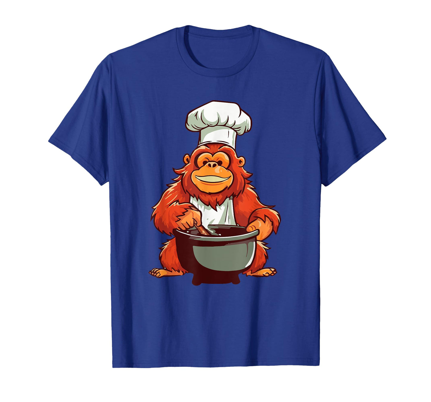 Orangutans Hobby Chef Cooking Monkey Jungle T-Shirt