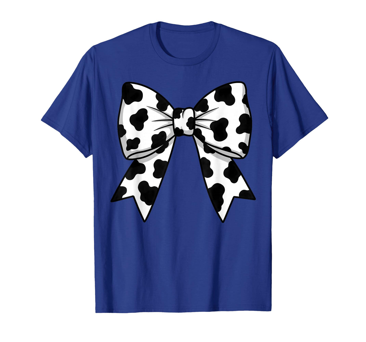 Cute Cowprint Coquette Bow Cow Pattern for Womens and Girls T-Shirt