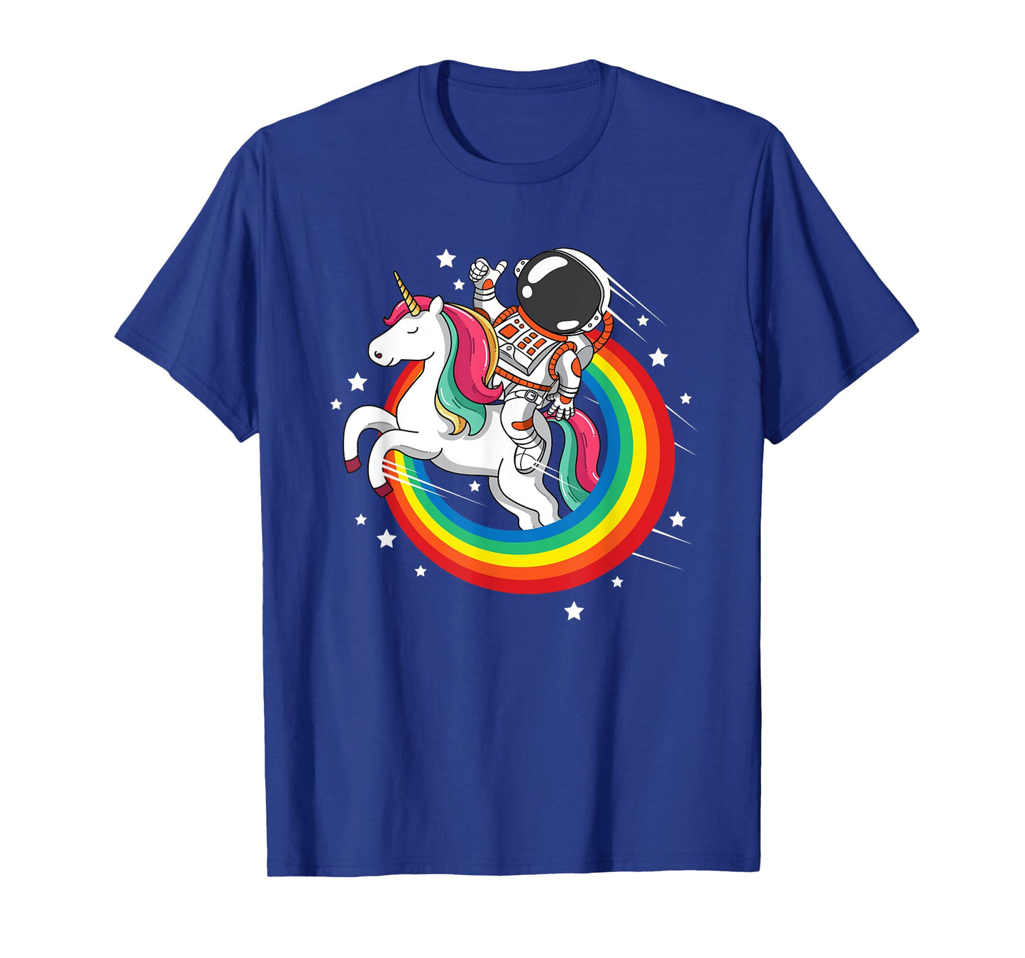 Astronaut Unicorn Space Galaxy Magical Rainbow T-Shirt