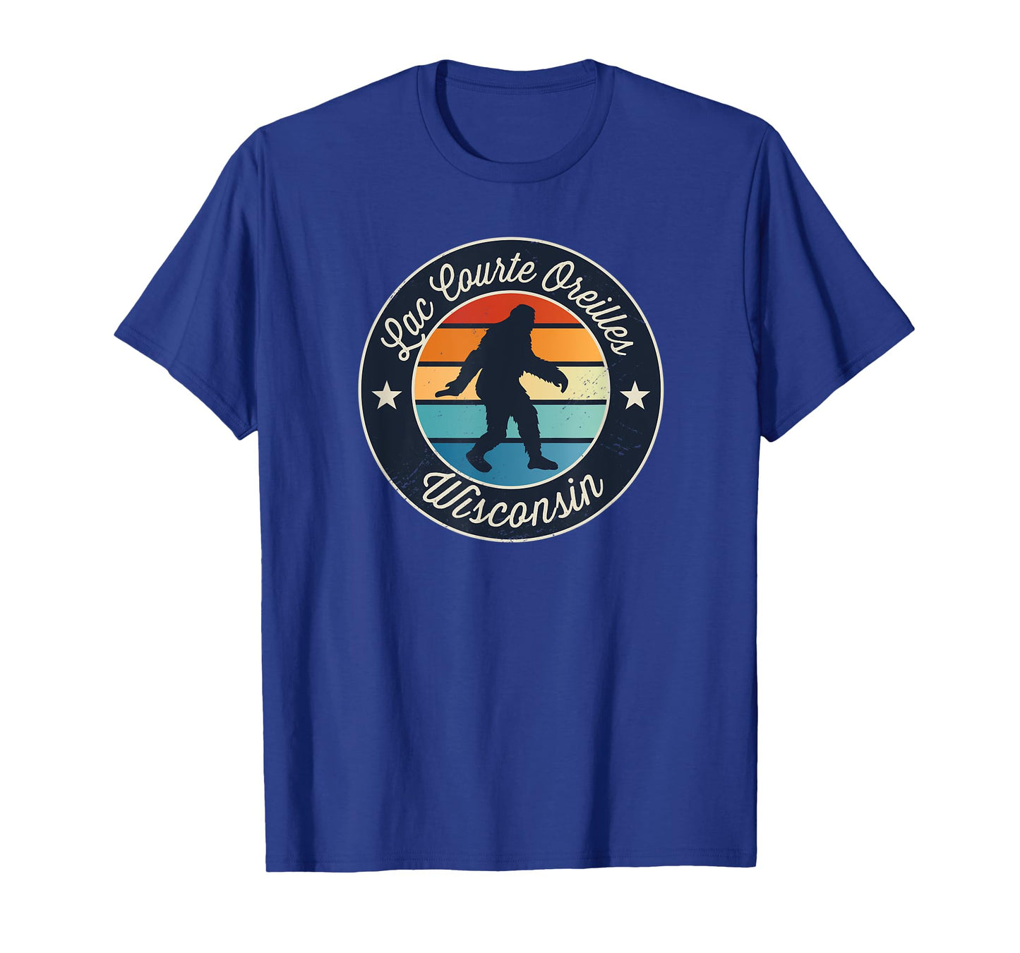 Lac Courte Oreilles Wisconsin Sasquatch Souvenir T-Shirt