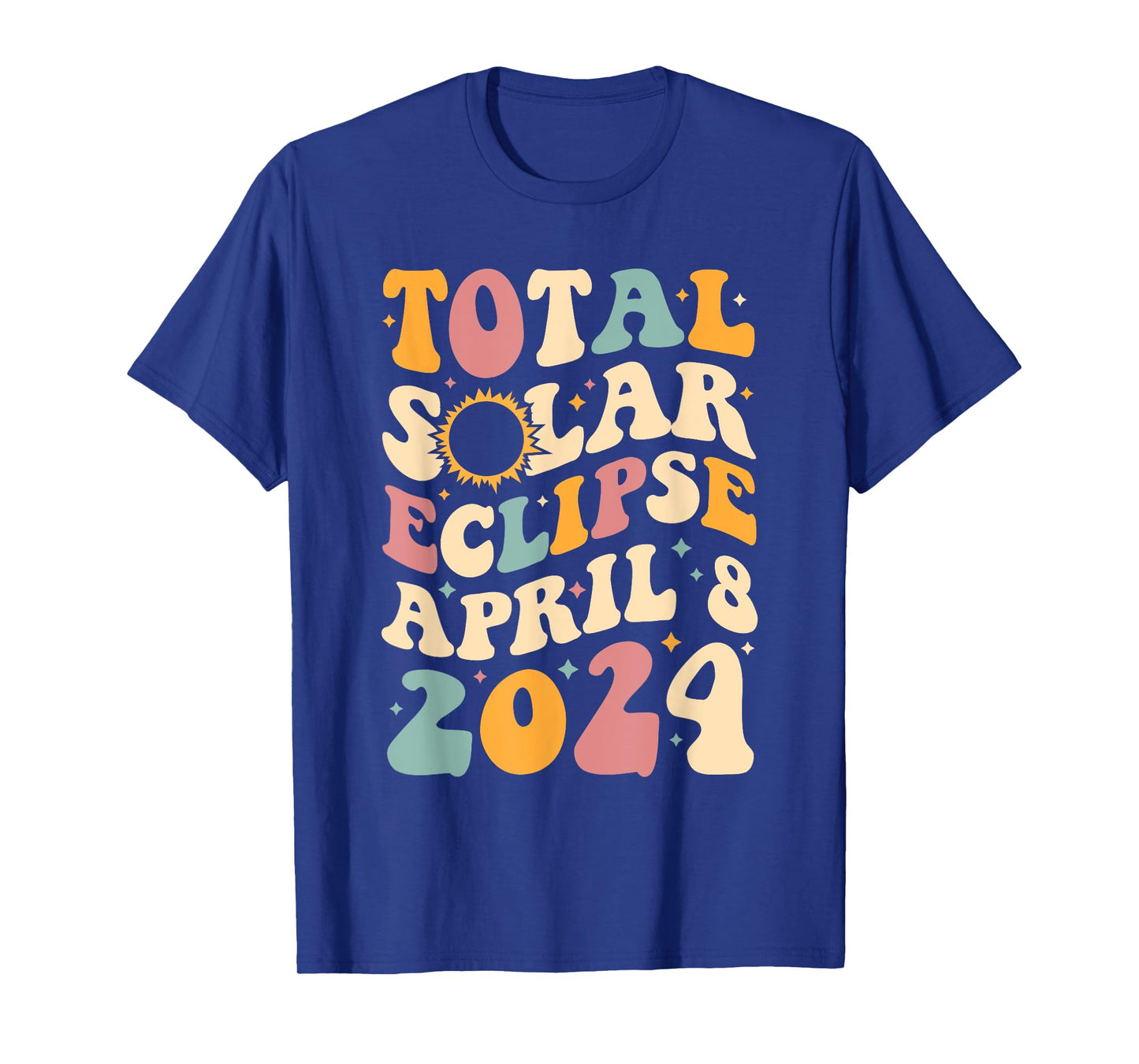 America Totality 04 08 24 Total Solar Eclipse 2024 Groovy T-Shirt