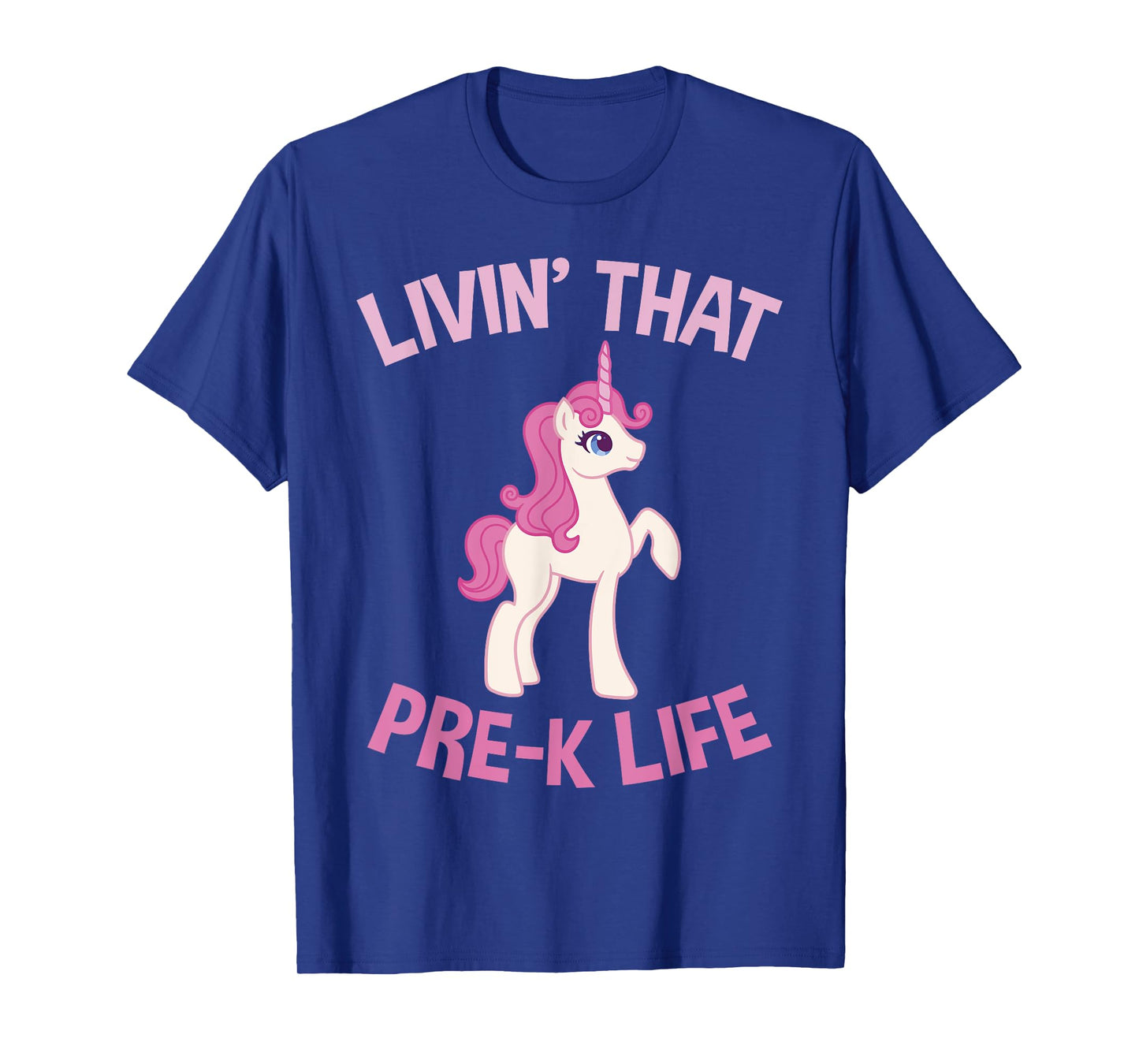 Livin that Pre K Life Unicorn Pre School T-Shirt