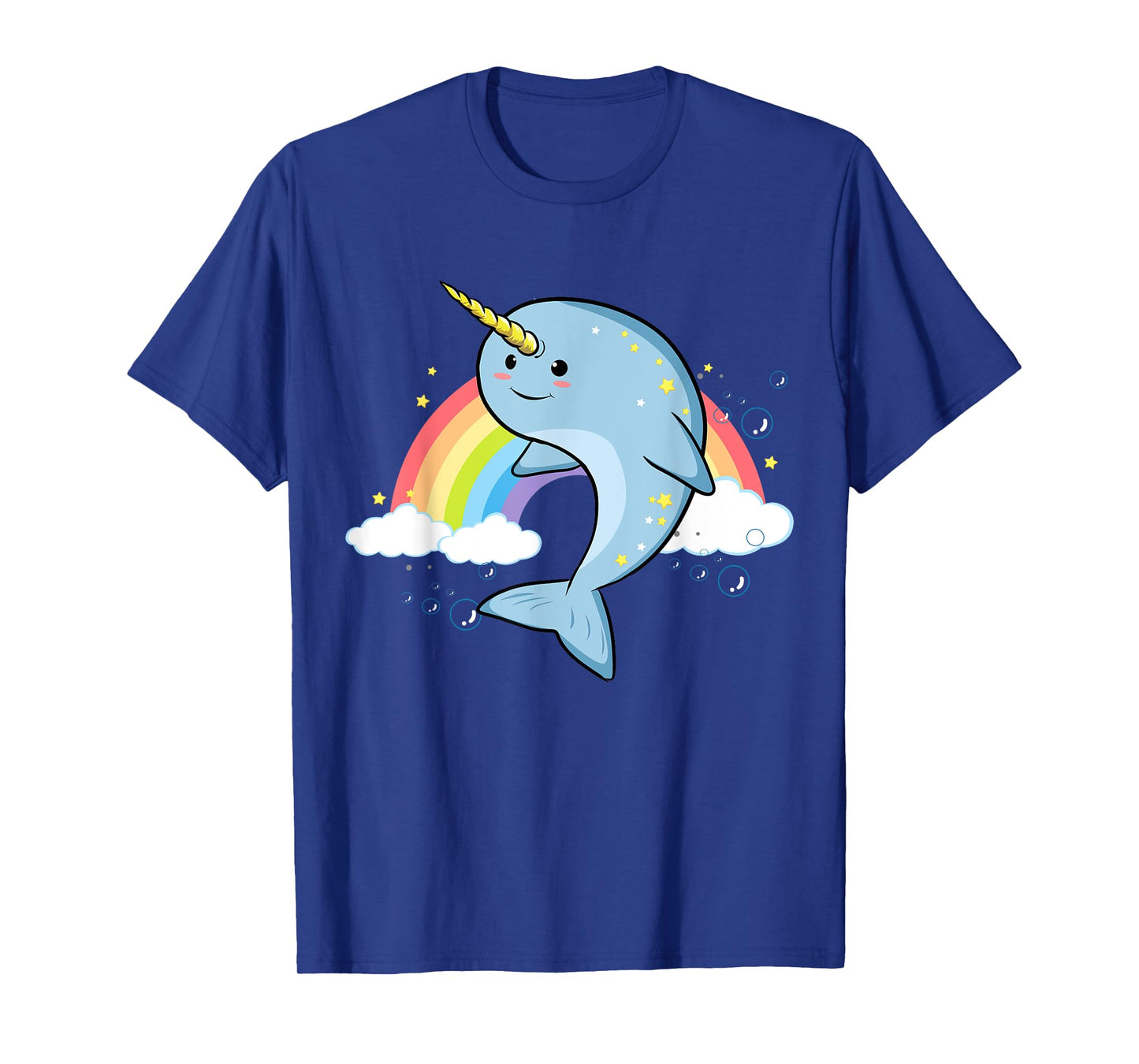Funny Narwhal Unicorn of the Sea Lover Horn Rainbow Kawaii T-Shirt