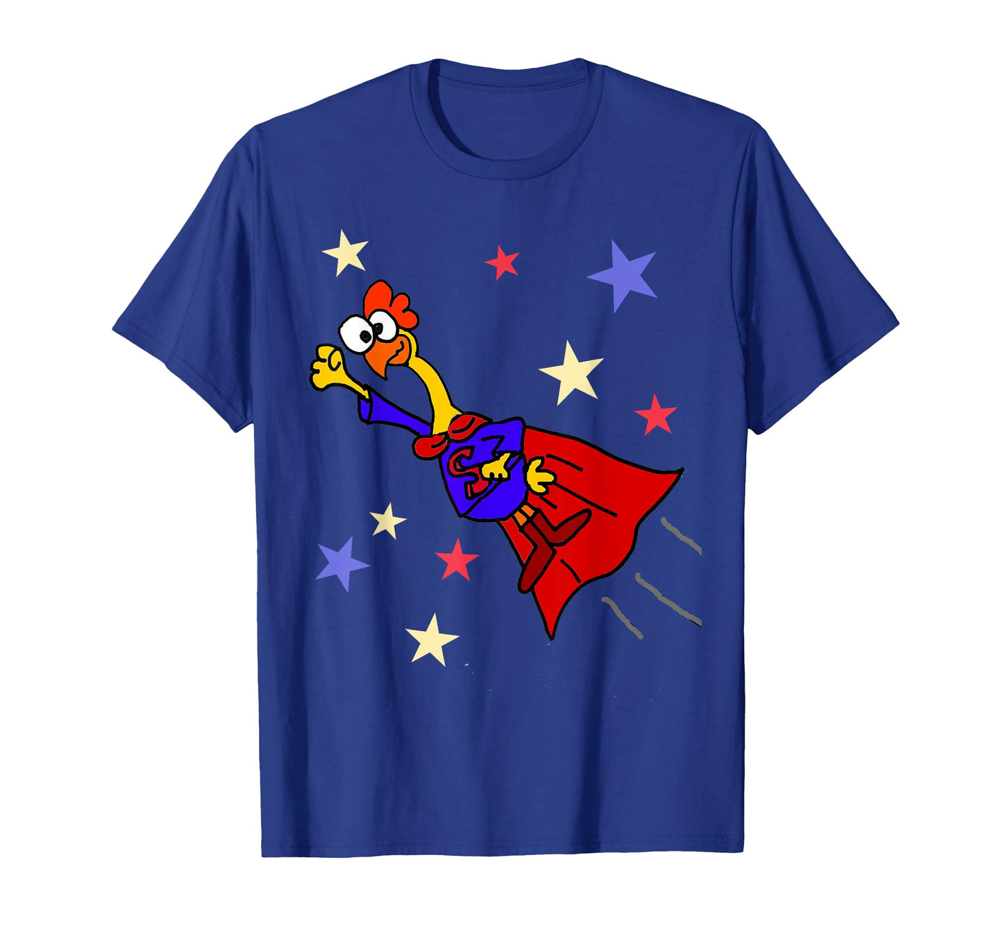 SmileteesFunny Funny Rubber Chicken Flying Superhero T-shirt T-Shirt