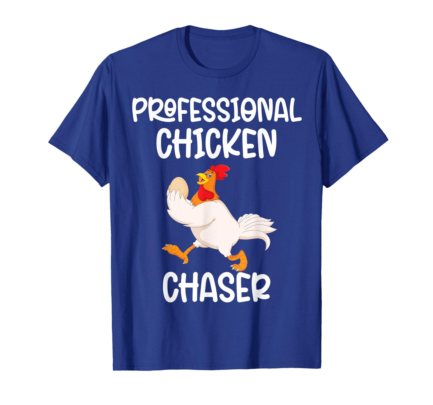 Professional Chicken Chaser Funny Farm Farmer Kids Running T-Shirt