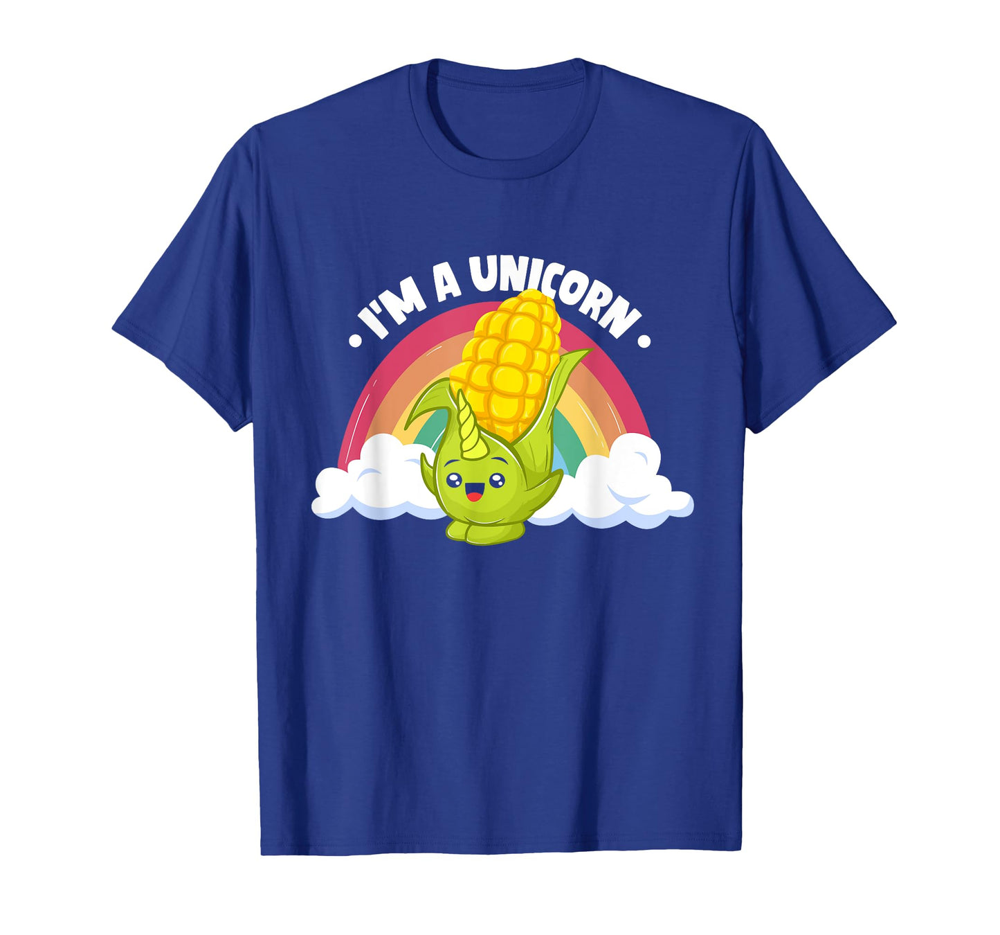 Maize Corn Cob Kids Farming Corn I'm A Unicorn T-Shirt