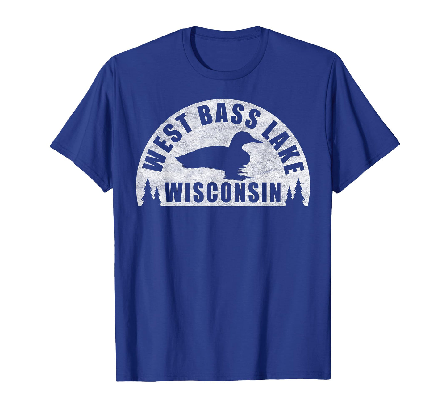 West Bass Lake Northern Wisconsin Loon T-Shirt