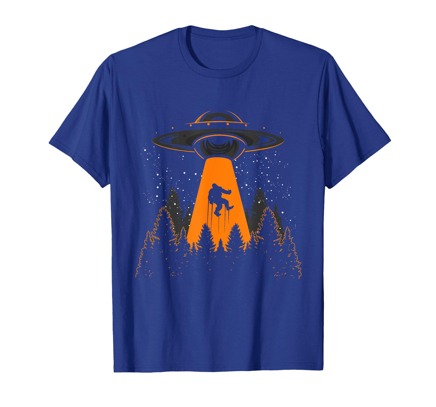 Funny Yeti Sasquatch Alien Bigfoot UFO Abduction Bigfoot T-Shirt