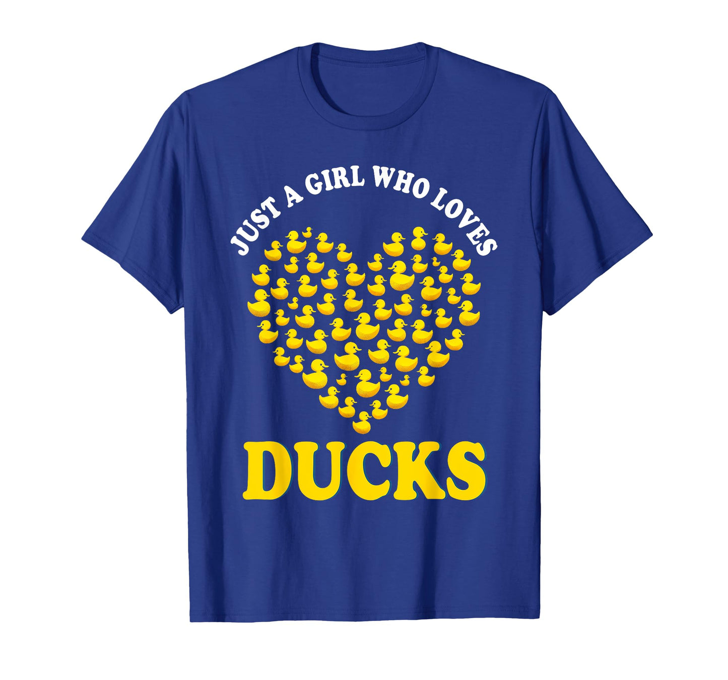 Just a Girl Who Loves Ducks Shirt Girl Cute Funny Duck Gifts T-Shirt