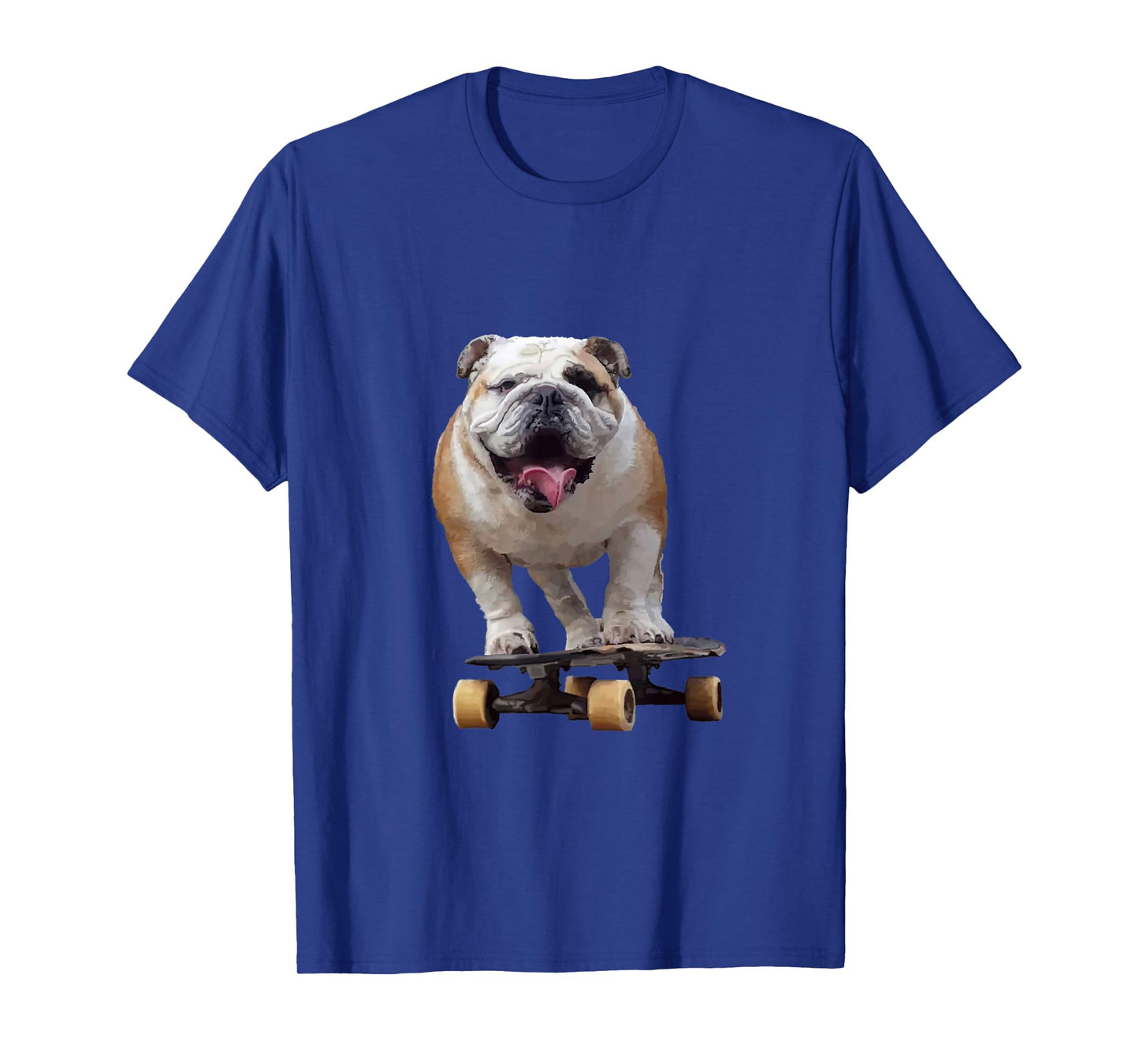 Funny Skateboarding Bulldog T-Shirt
