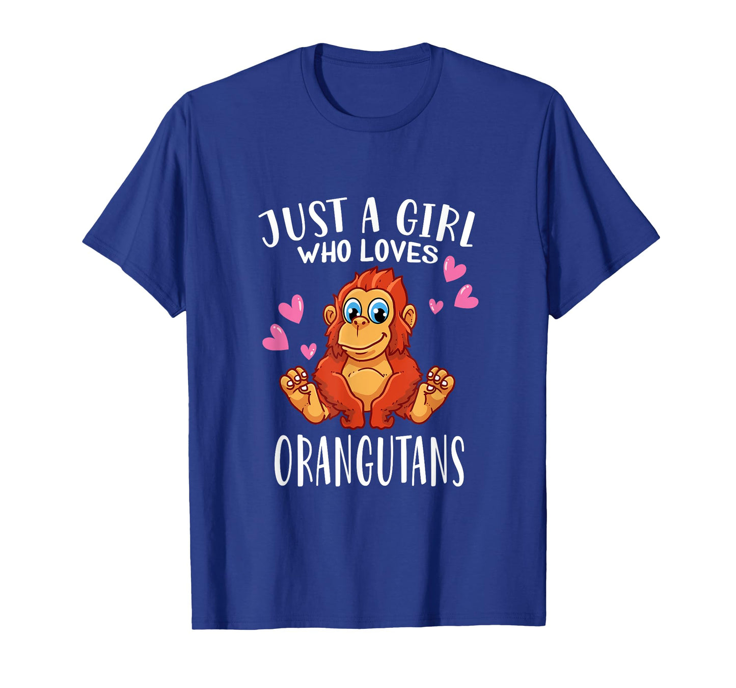 Orangutan Lovers Just A Girl Who Loves Orangutans T-Shirt