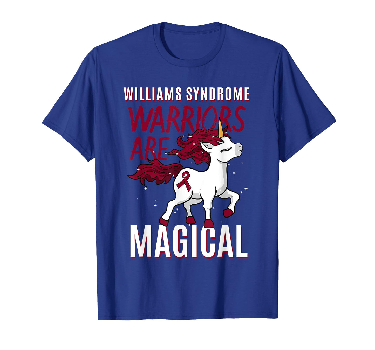 Williams Syndrome Warrior WS Williams–Beuren WBS Unicorn T-Shirt