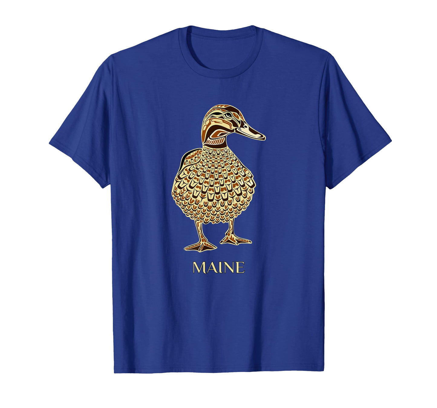 Maine Native American Mallard Duck Birdwatching T-Shirt