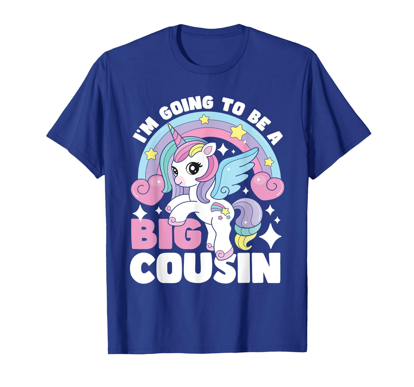 I'm Going To Be A Big Cousin - Unicorn Gender Reveal Family T-Shirt