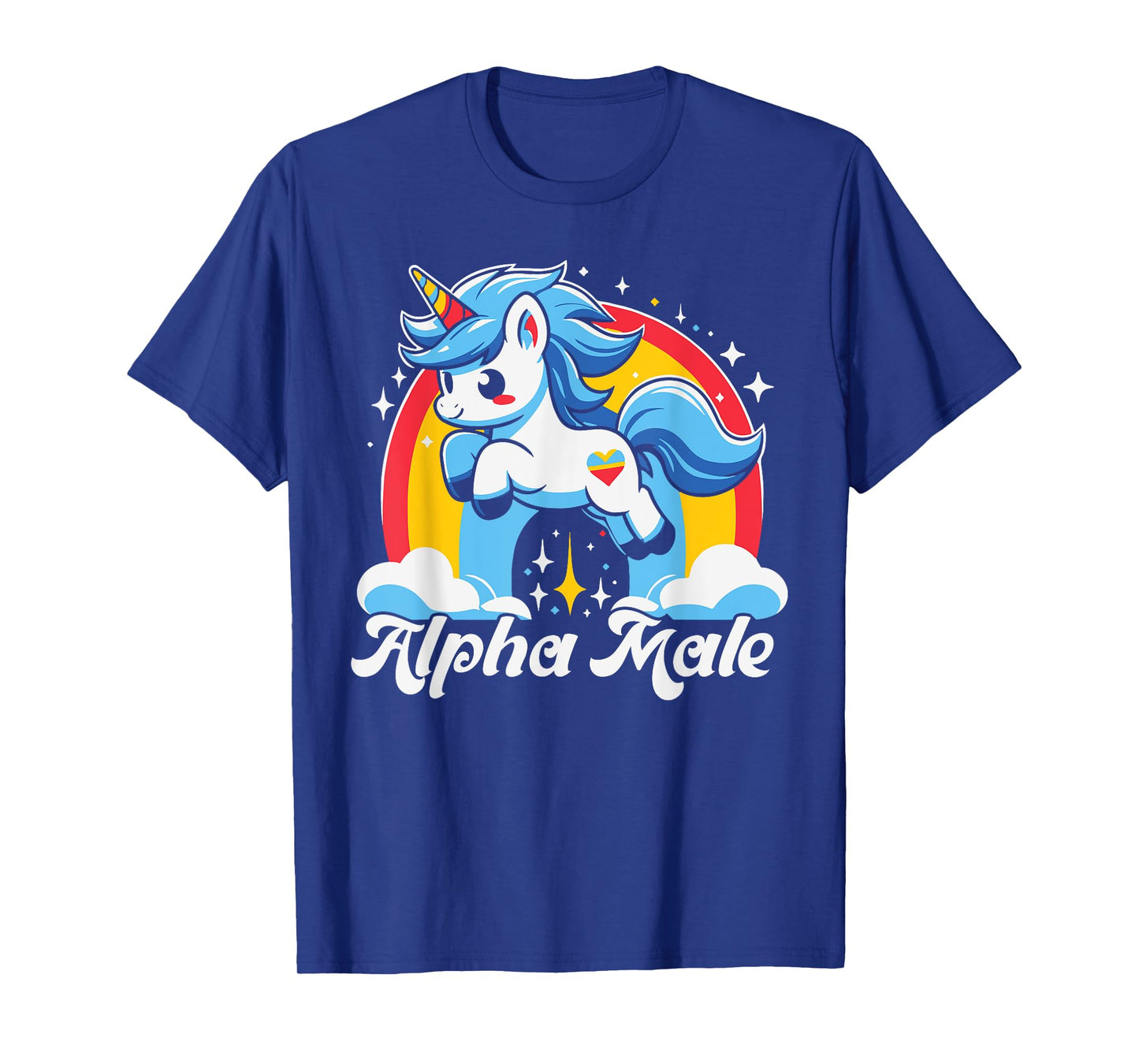 Unicorn Alpha Male Funny Unicorn Lover T-Shirt