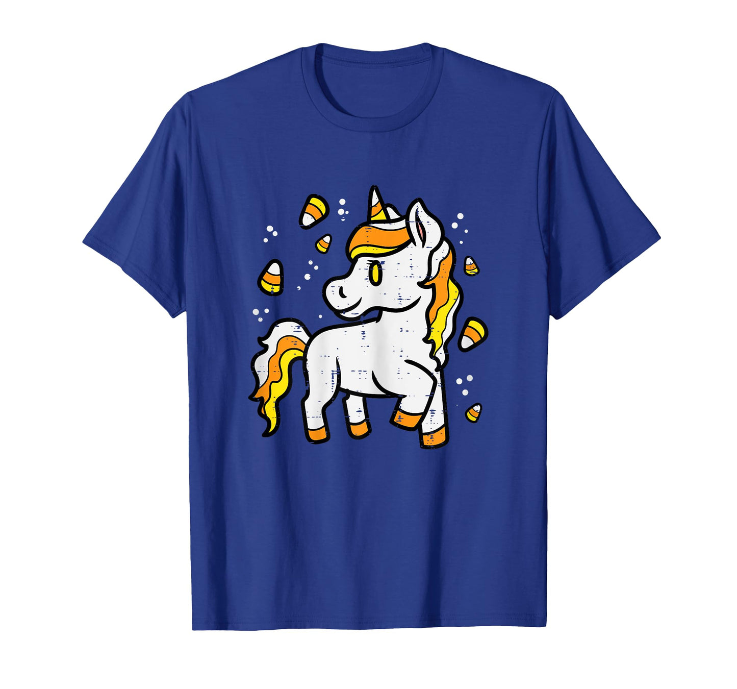 Halloween Unicorn Candy Corn Costume Girls Kid Toddler Women T-Shirt