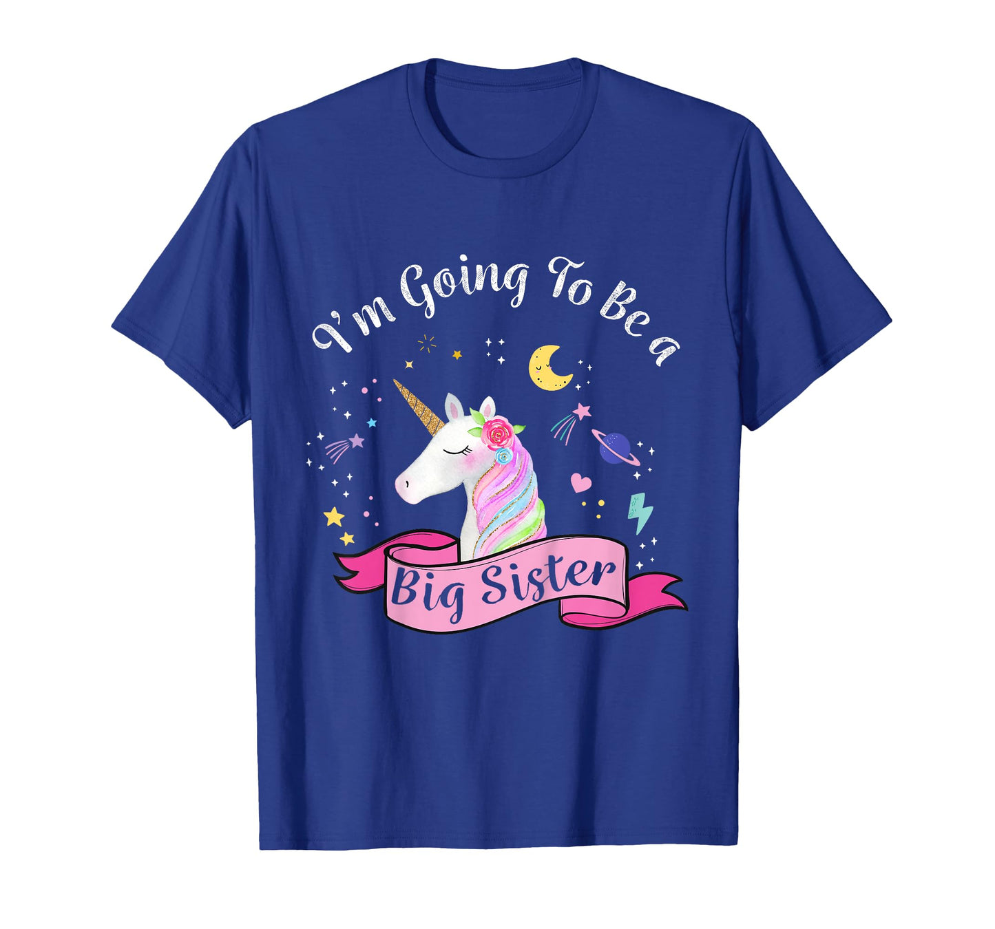 Big Sister Unicorn Shirt I'm Going to be a Big Sister T-Shirt