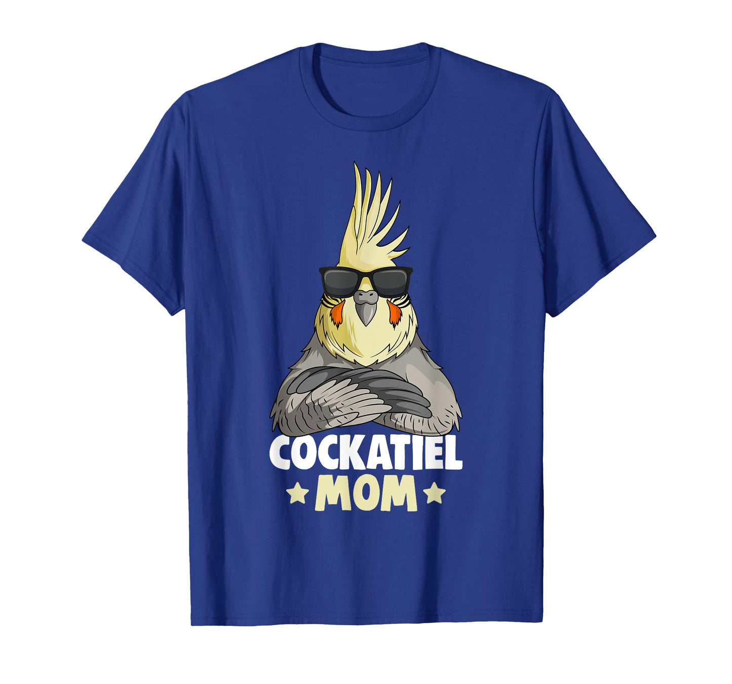 Cute Bird Lover Apparel & Gift Ideas Cockatiel Mom Women's T-Shirt Black Small Modern T-Shirt