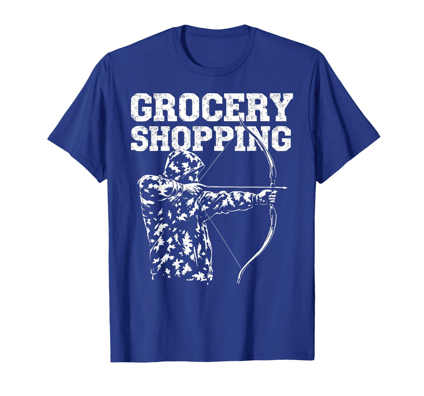 Grocery Shopping Archery Bow Hunting Dad Buck Deer Hunter T-Shirt