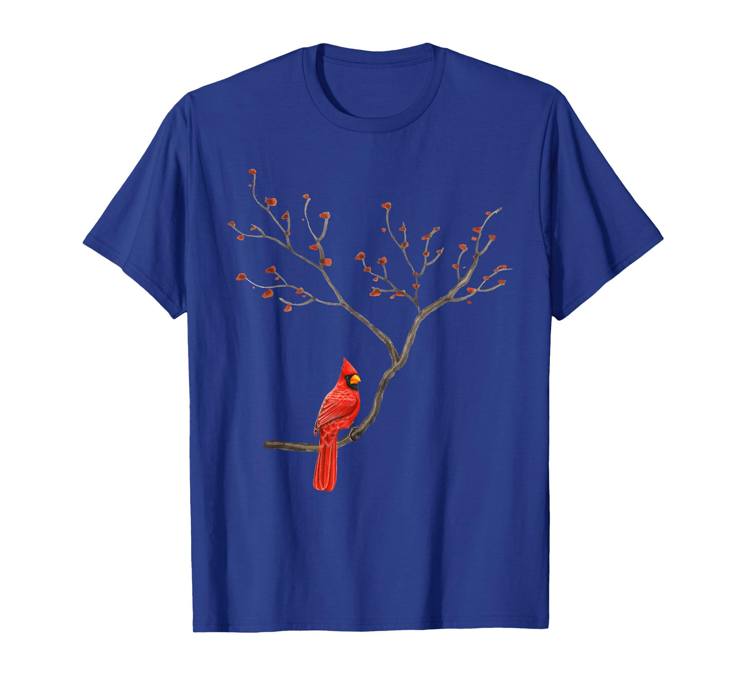 Red Cardinal Bird Lovers Birdwatching Birding Vintage T-Shirt